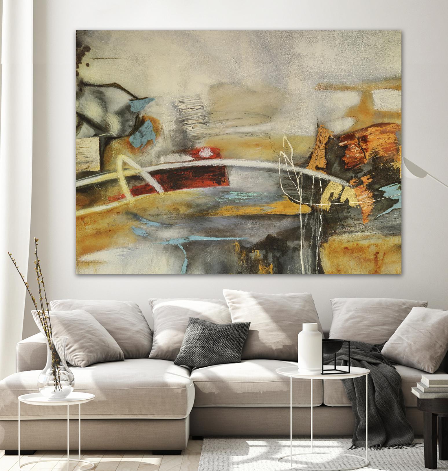 Composicion I by Gabriela Villarreal on GIANT ART - yellow abstract