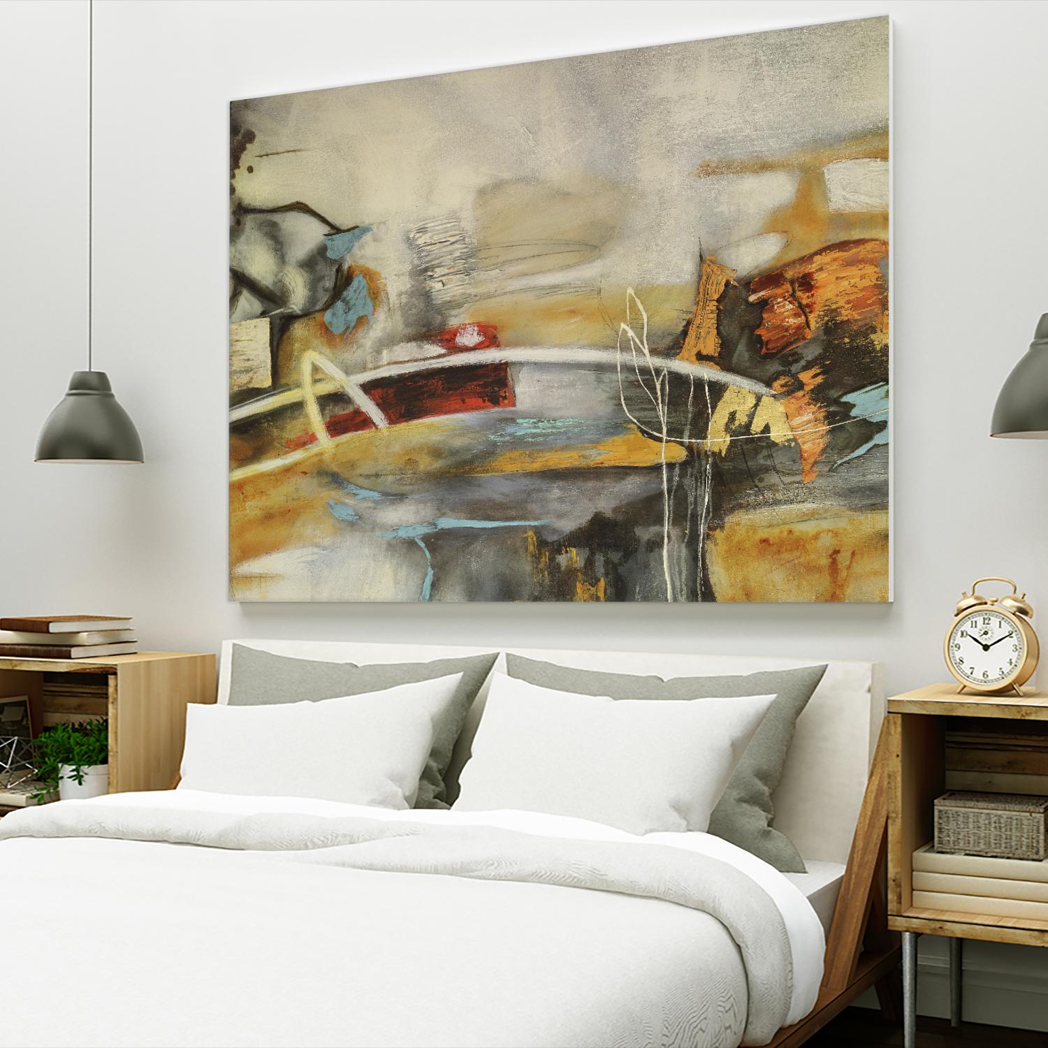 Composicion I by Gabriela Villarreal on GIANT ART - yellow abstract