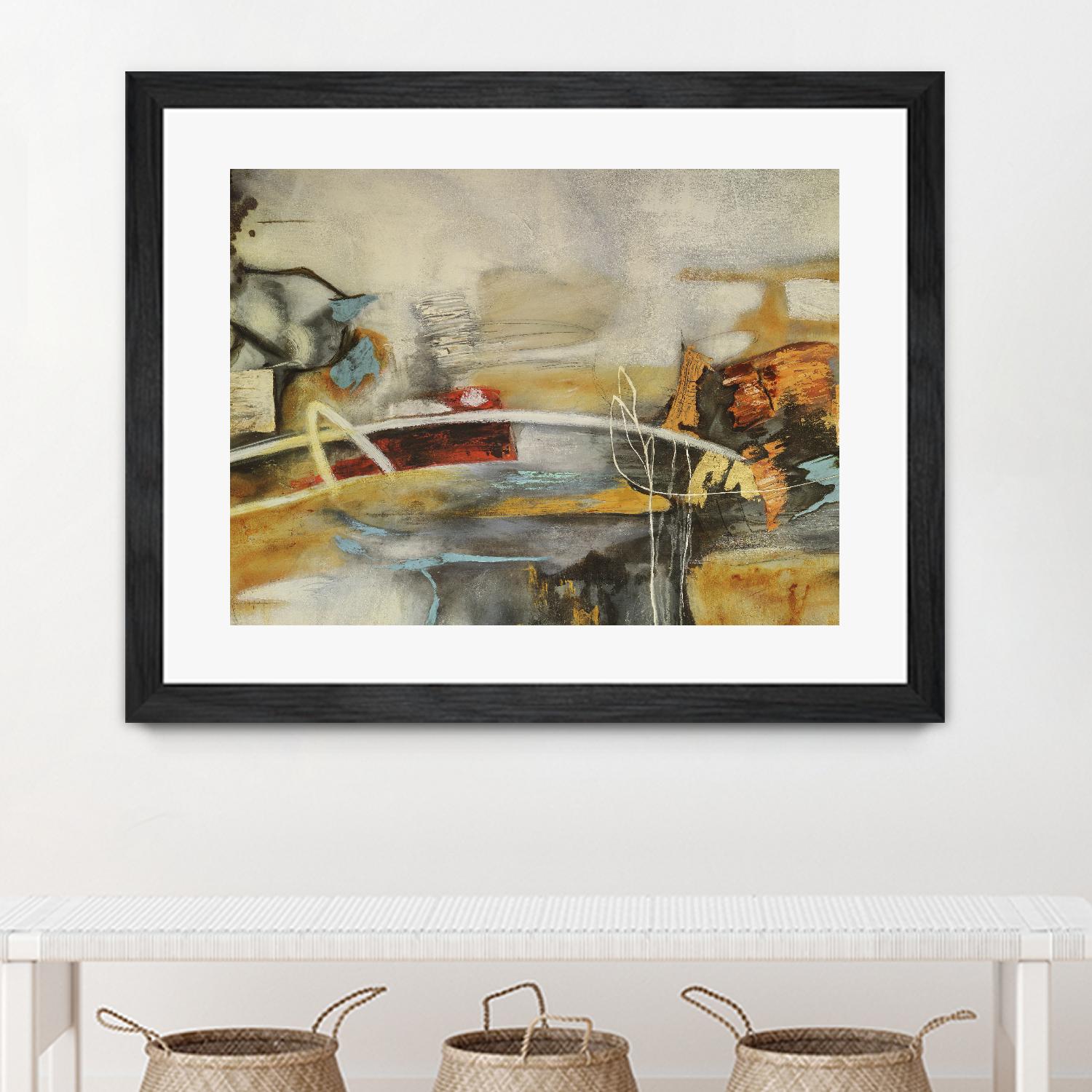 Composicion I by Gabriela Villarreal on GIANT ART - yellow abstract