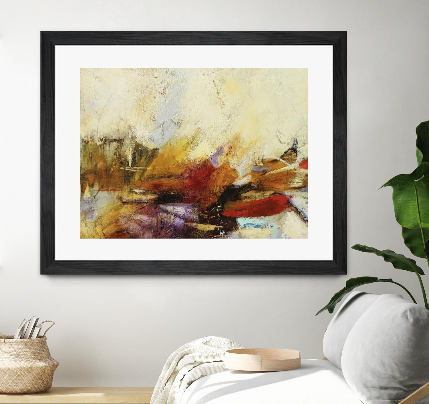 Feteen II by Gabriela Villarreal on GIANT ART - pink abstract