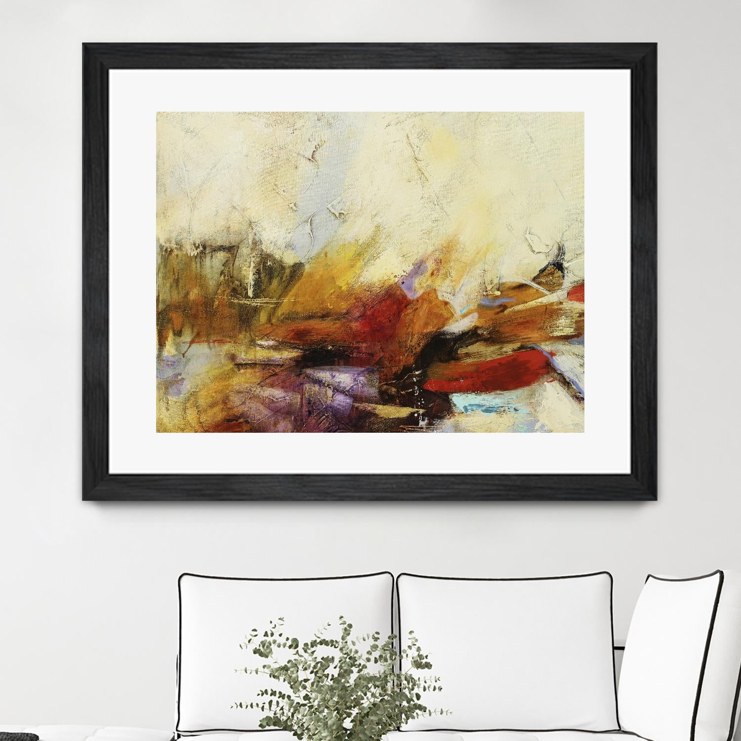 Feteen II by Gabriela Villarreal on GIANT ART - pink abstract