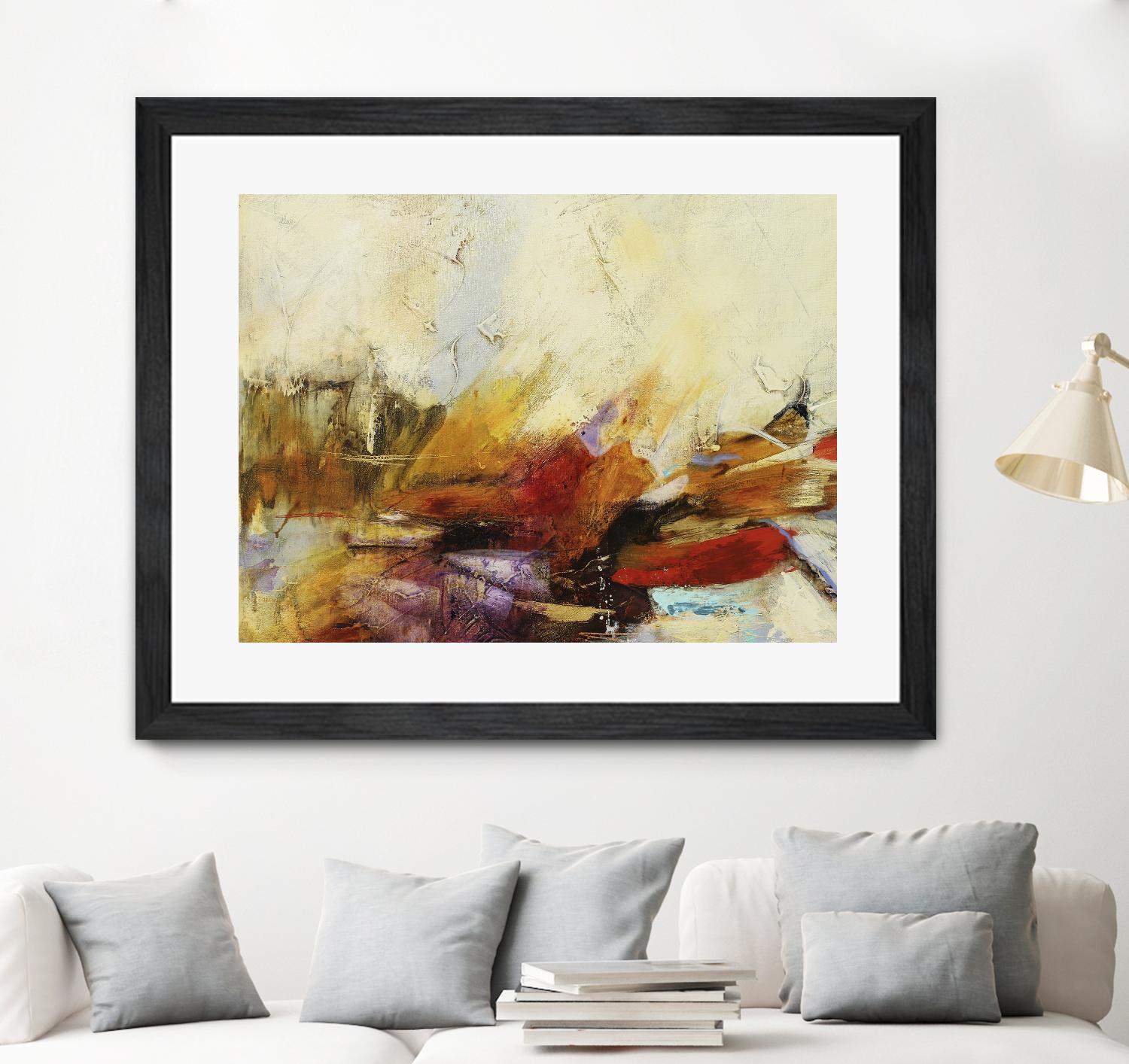 Feteen II by Gabriela Villarreal on GIANT ART - pink abstract