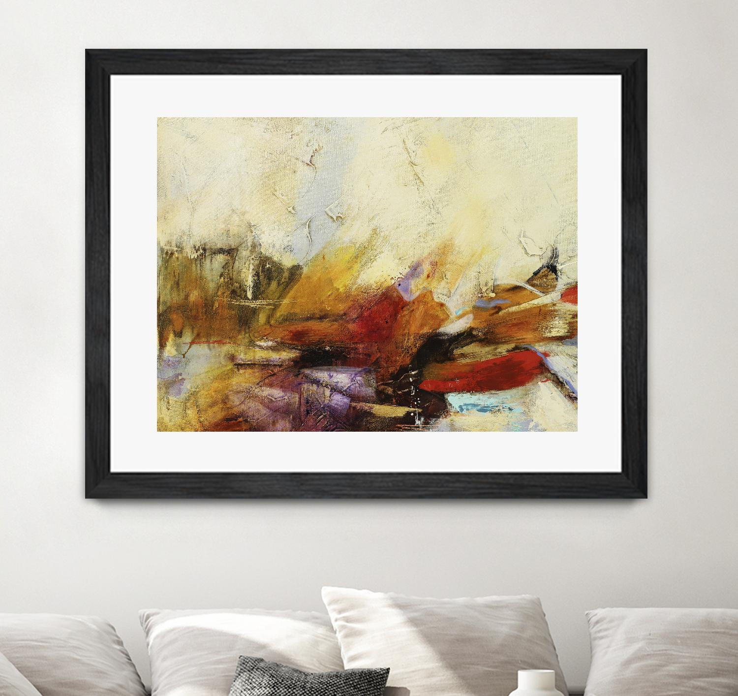 Feteen II by Gabriela Villarreal on GIANT ART - pink abstract
