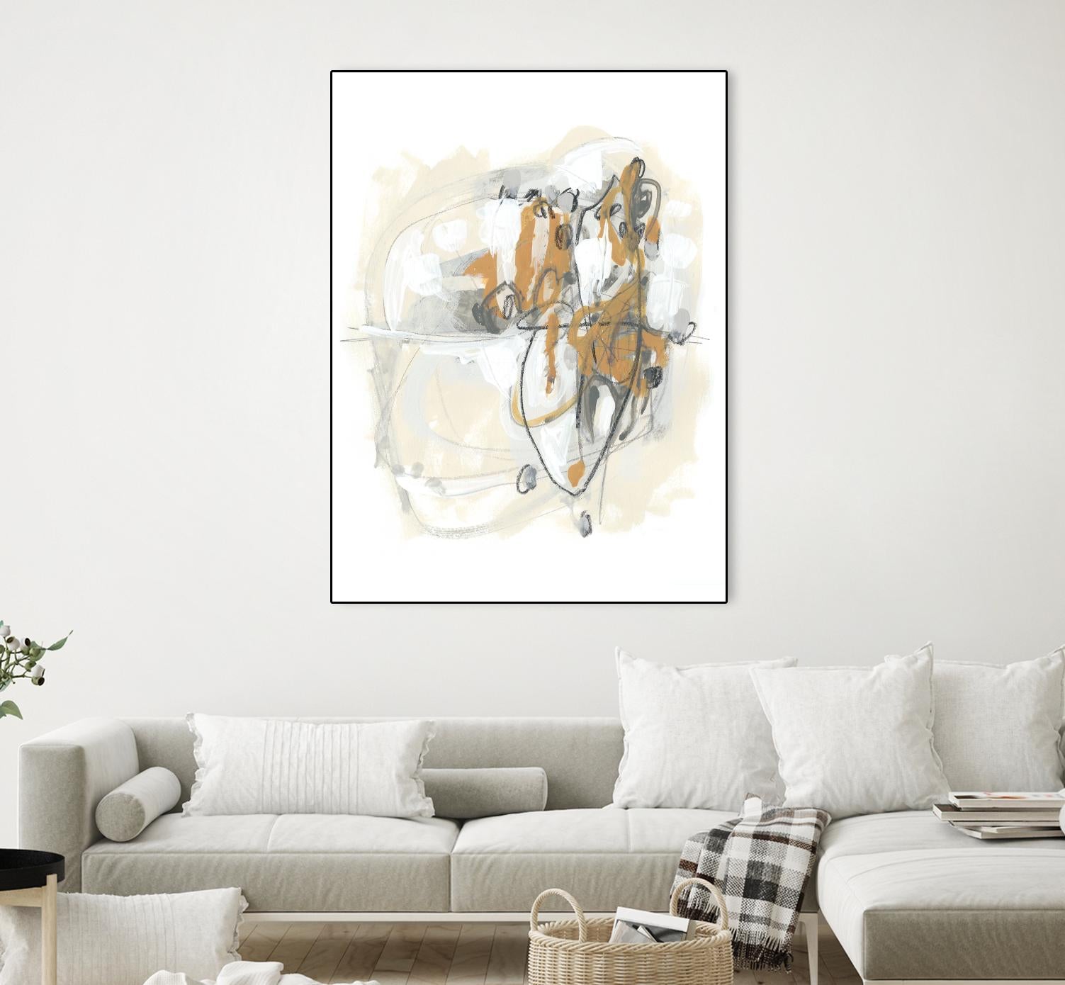 Spur II by June Erica Vess on GIANT ART - brown abstract