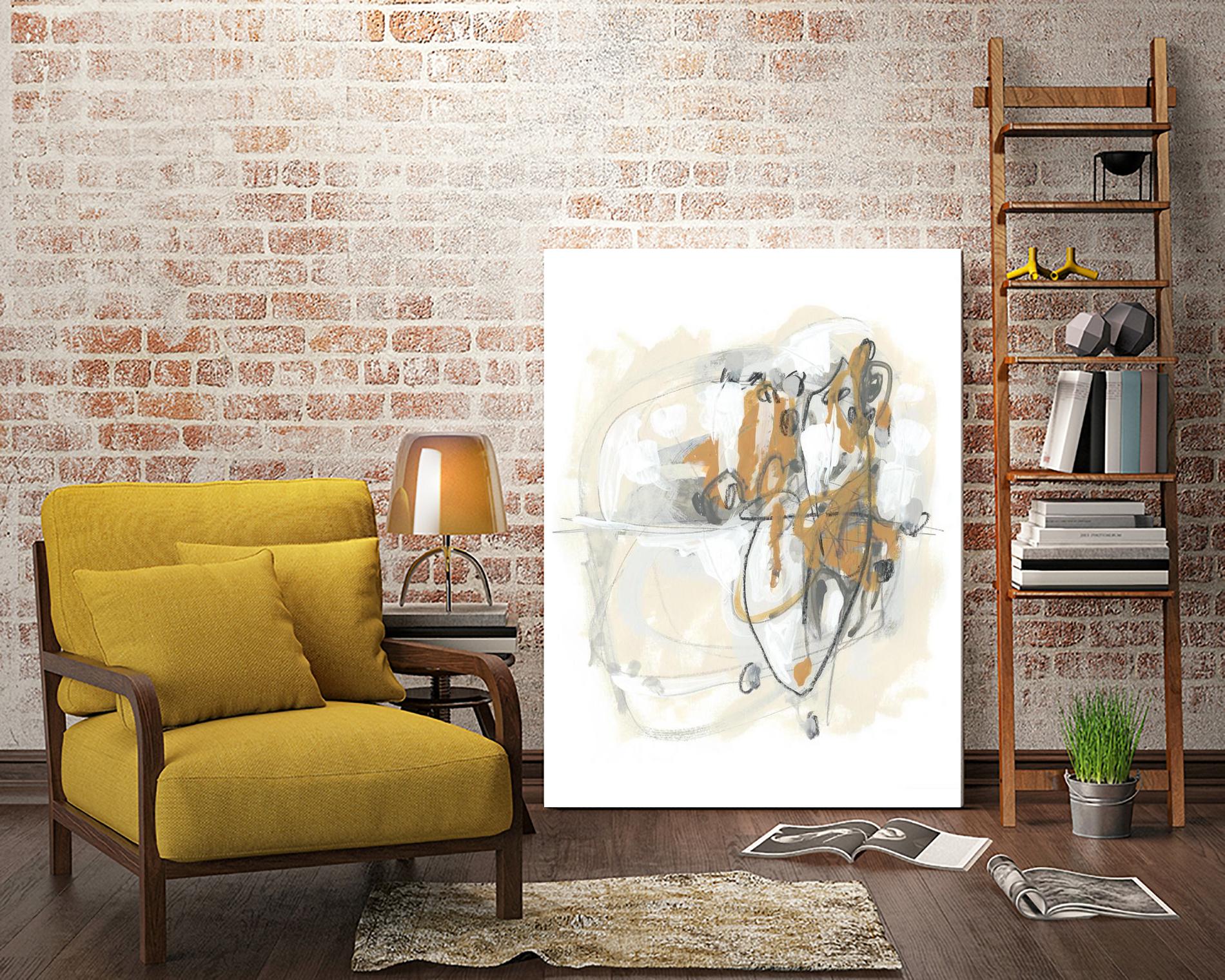 Spur II by June Erica Vess on GIANT ART - brown abstract