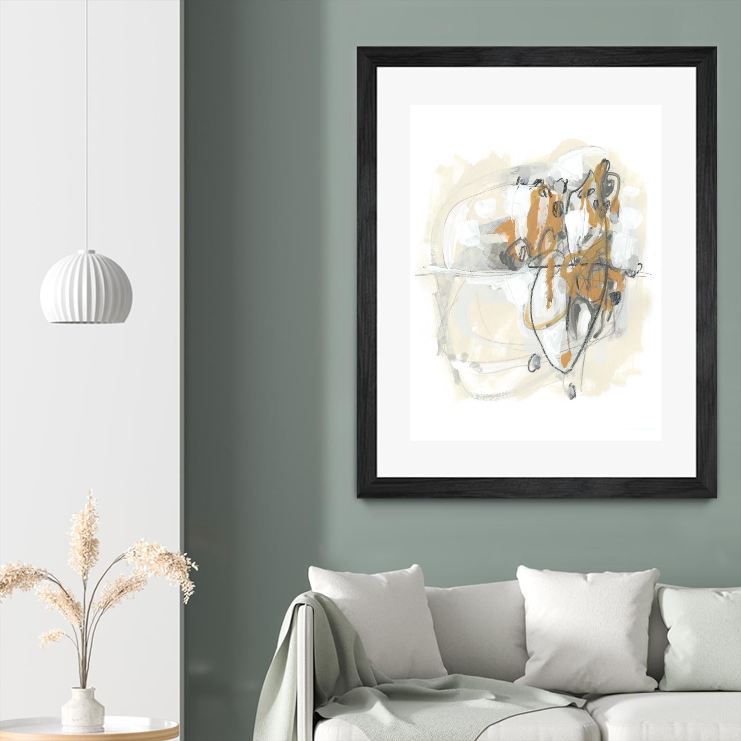 Spur II by June Erica Vess on GIANT ART - brown abstract