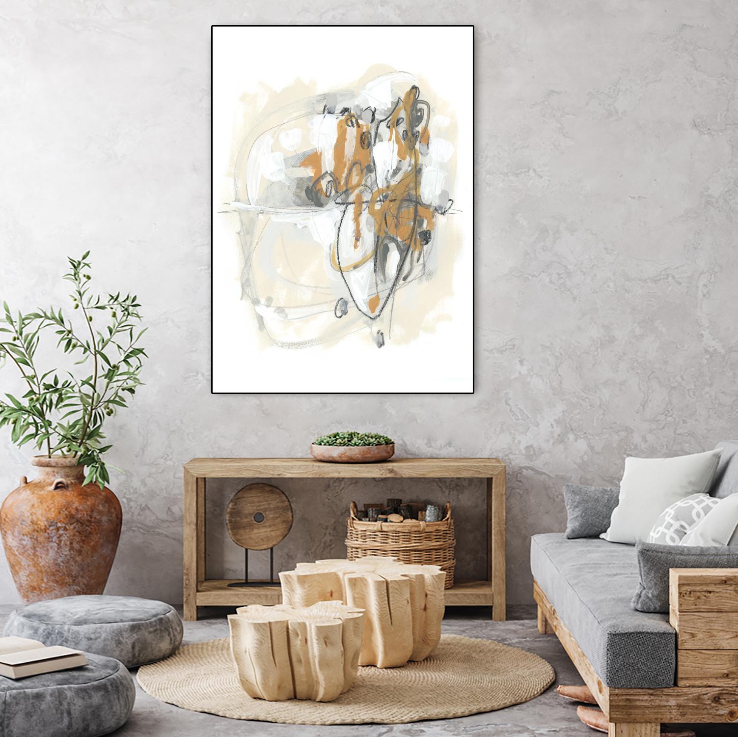 Spur II by June Erica Vess on GIANT ART - brown abstract