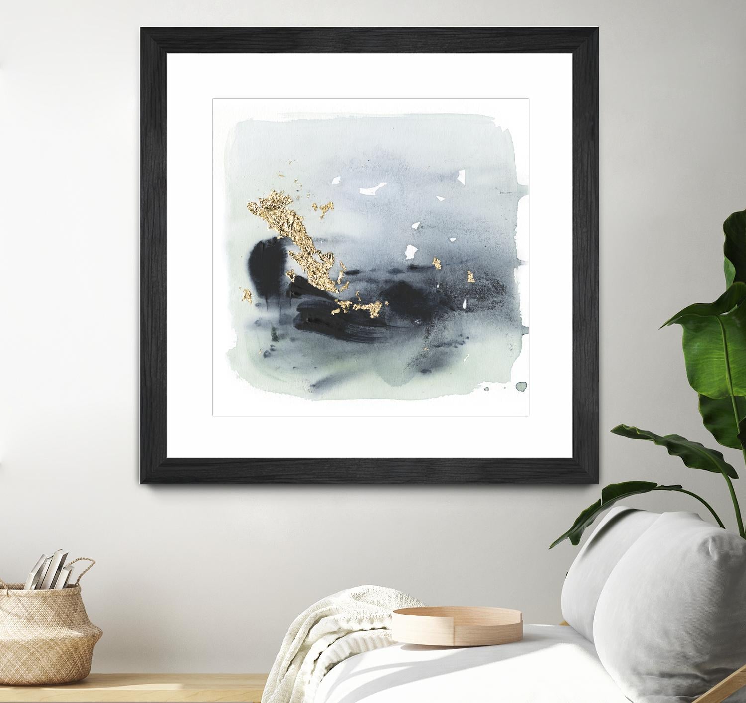 Cerulean & Gold II by Victoria Borges on GIANT ART - abstract