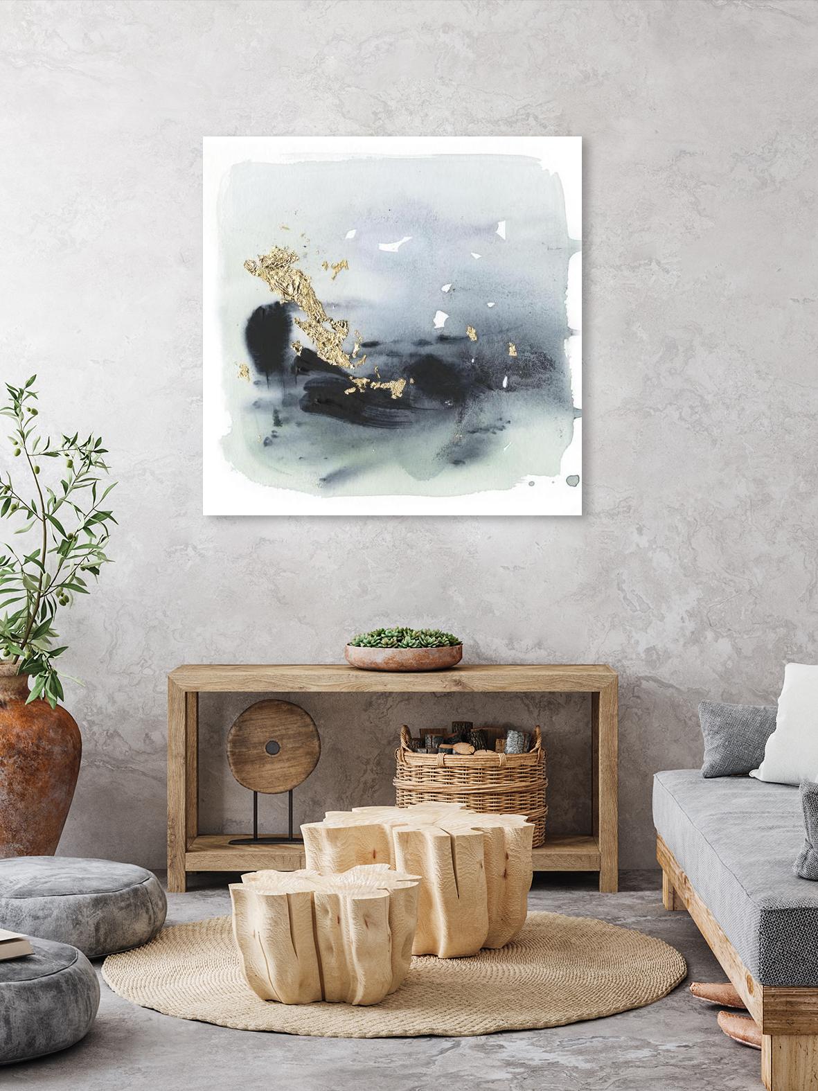 Cerulean & Gold II by Victoria Borges on GIANT ART - abstract