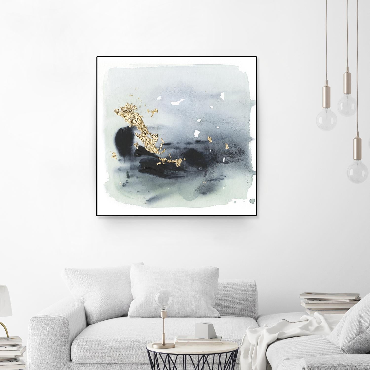 Cerulean & Gold II by Victoria Borges on GIANT ART - abstract