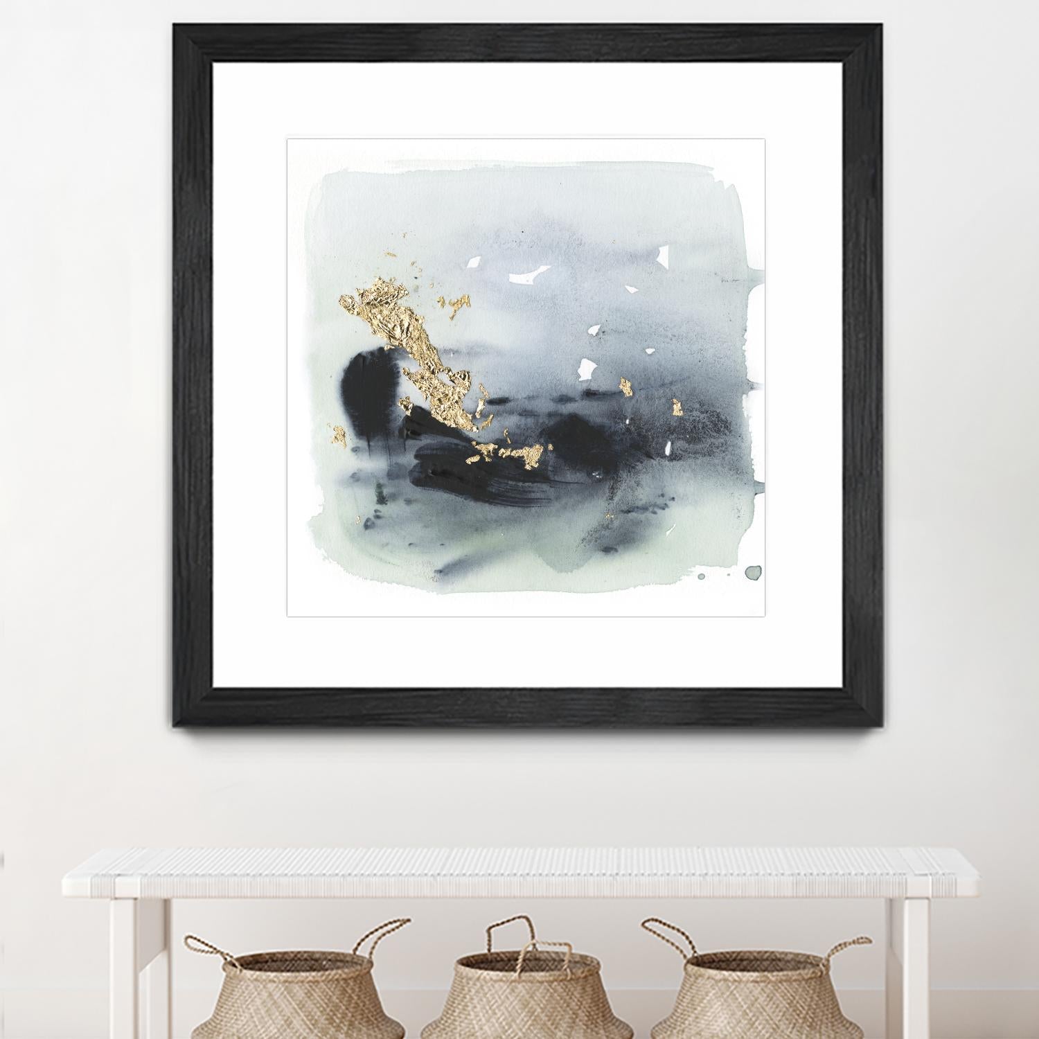 Cerulean & Gold II by Victoria Borges on GIANT ART - abstract