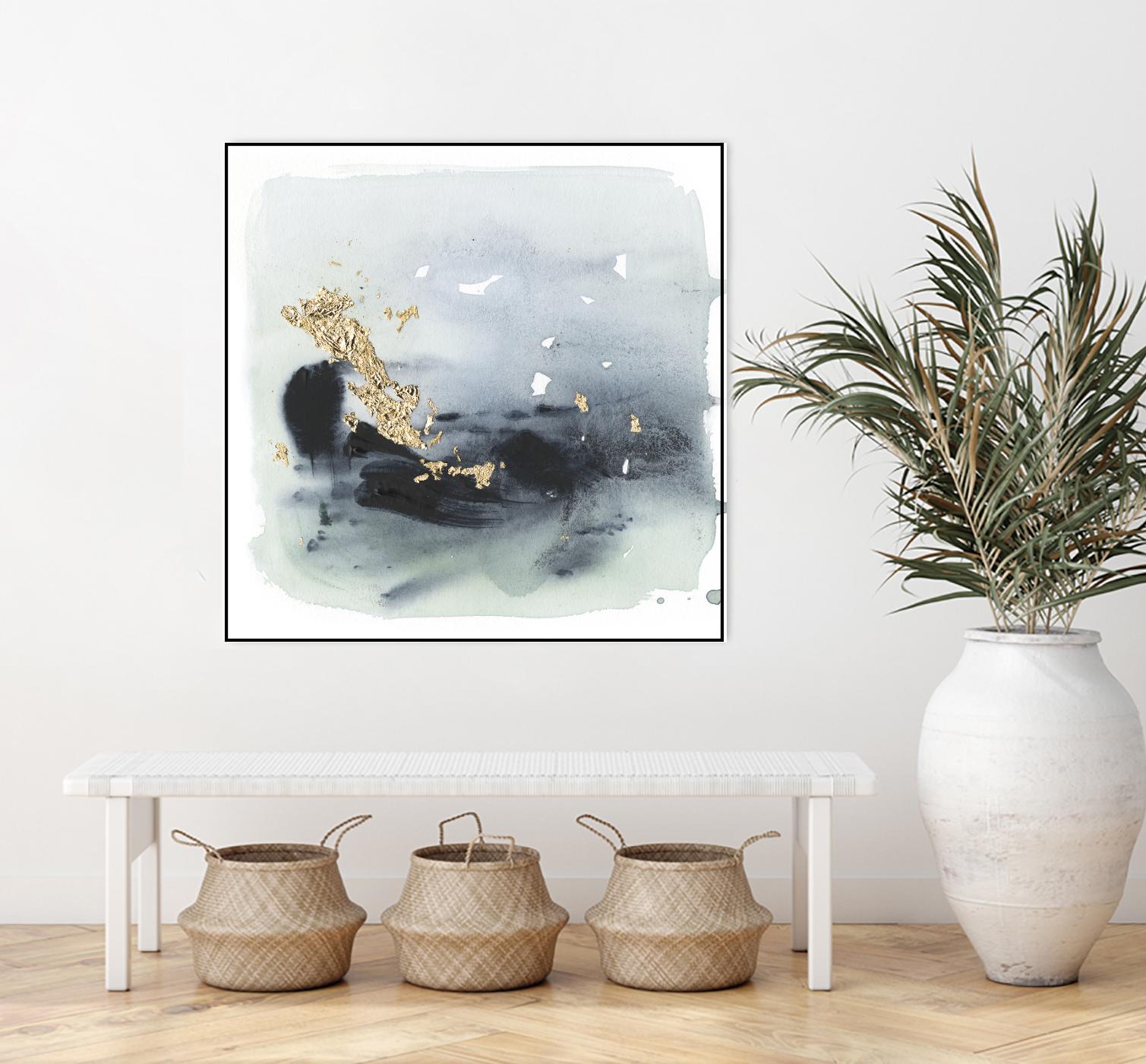 Cerulean & Gold II by Victoria Borges on GIANT ART - abstract