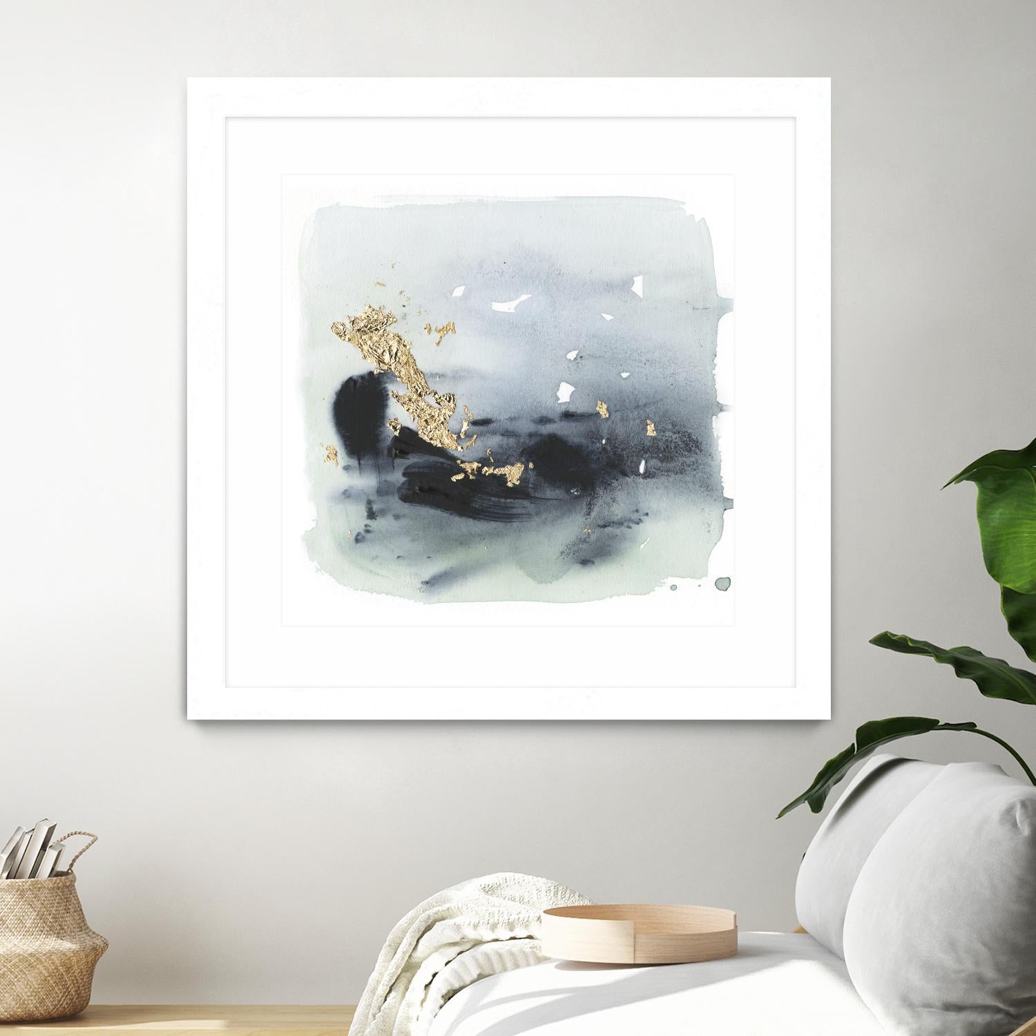 Cerulean & Gold II by Victoria Borges on GIANT ART - abstract