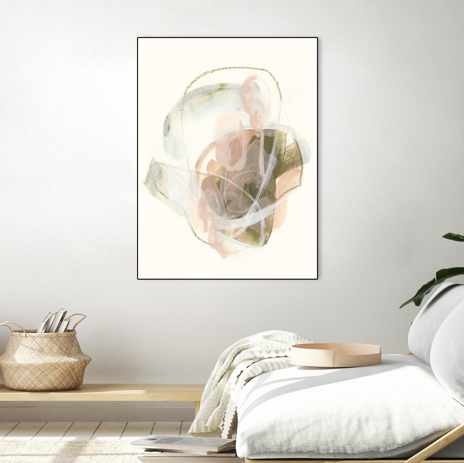 Hyacinth Gesture I by June Erica Vess on GIANT ART - pink abstract