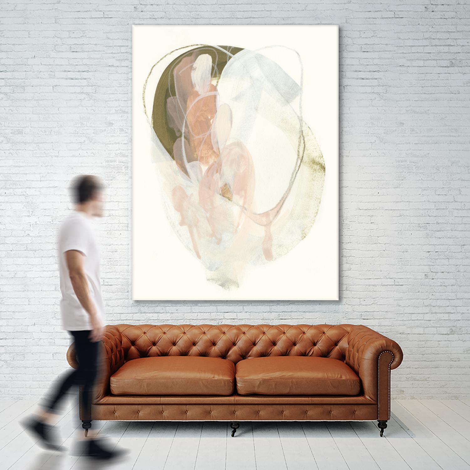 Hyacinth Gesture II by June Erica Vess on GIANT ART - pink abstract