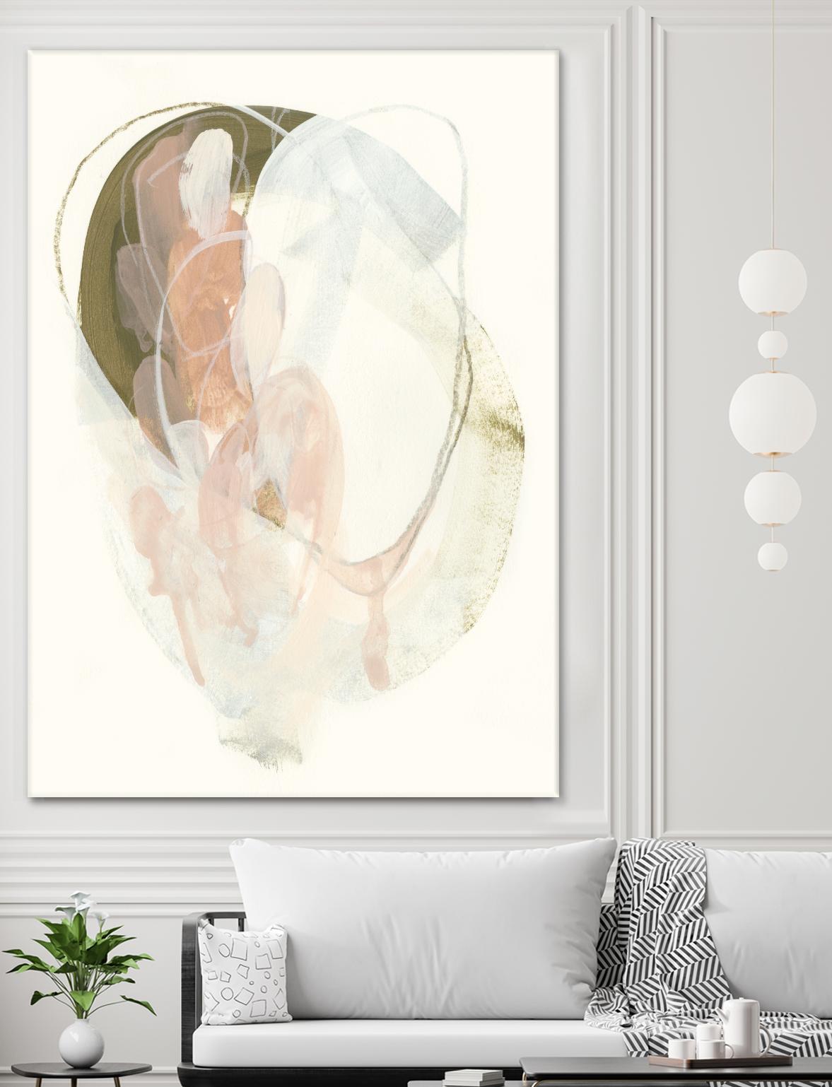 Hyacinth Gesture II by June Erica Vess on GIANT ART - pink abstract