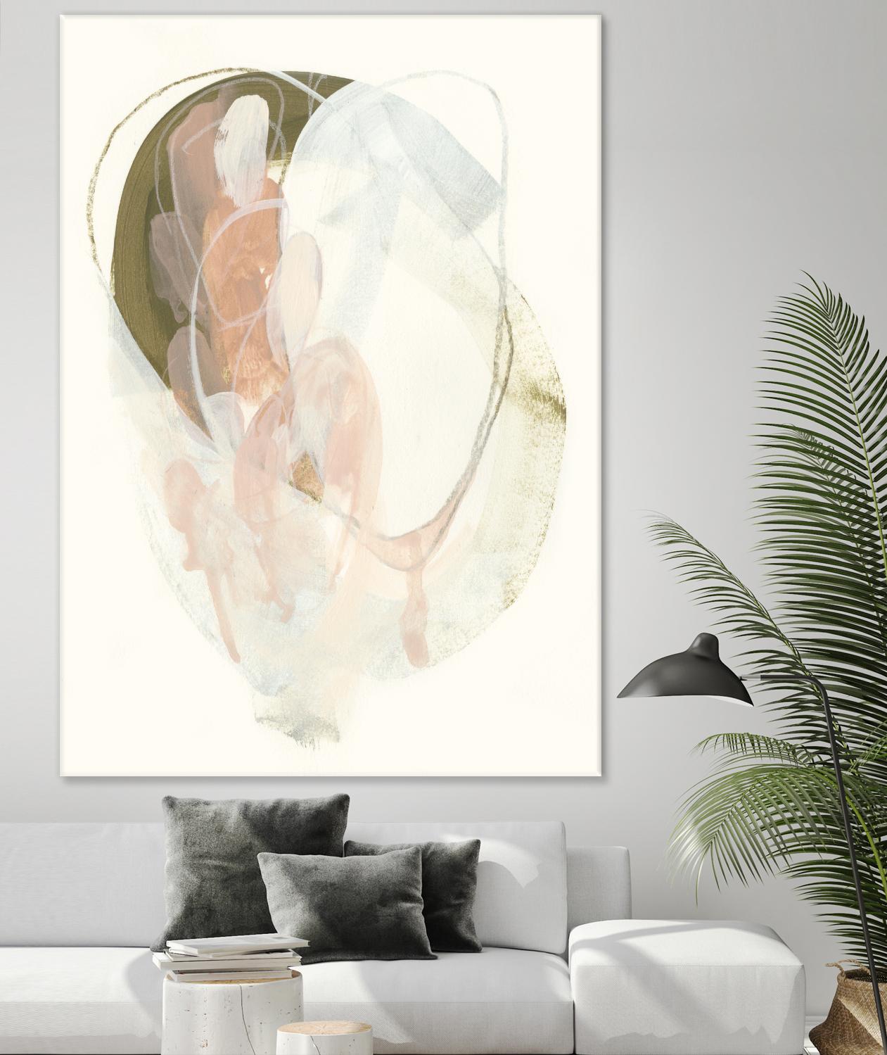 Hyacinth Gesture II by June Erica Vess on GIANT ART - pink abstract