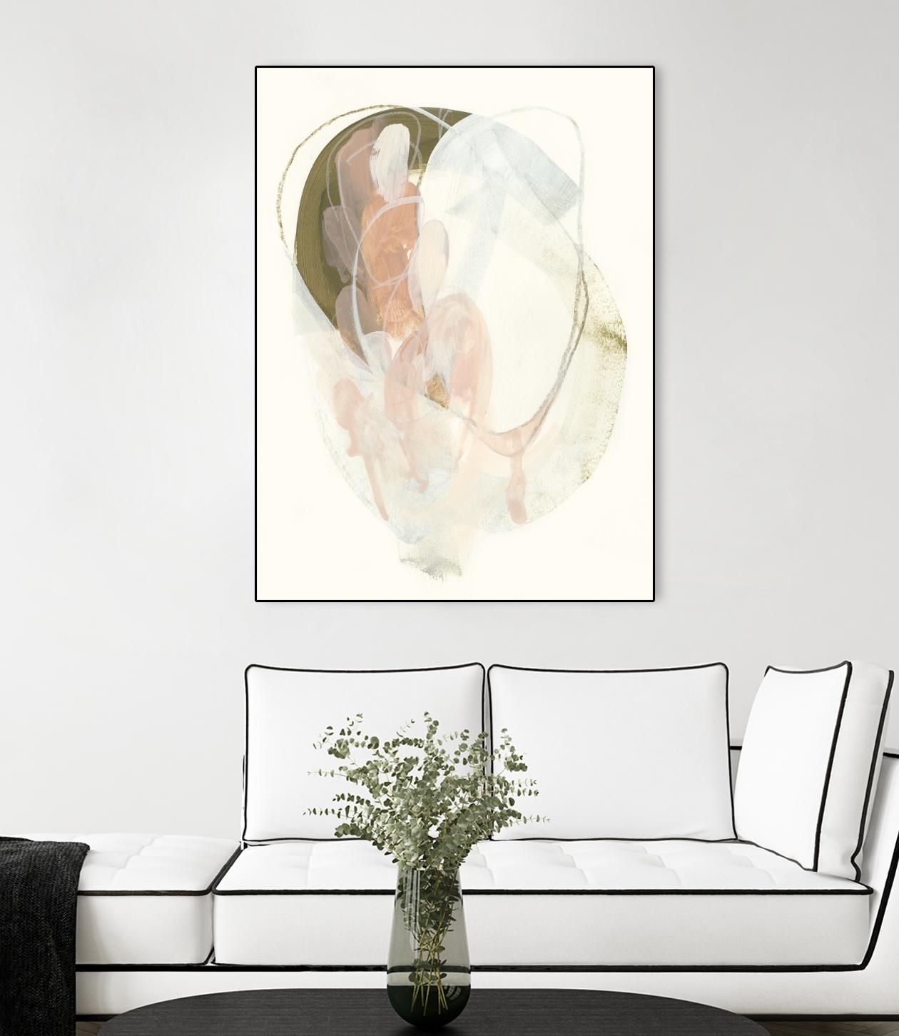 Hyacinth Gesture II by June Erica Vess on GIANT ART - pink abstract