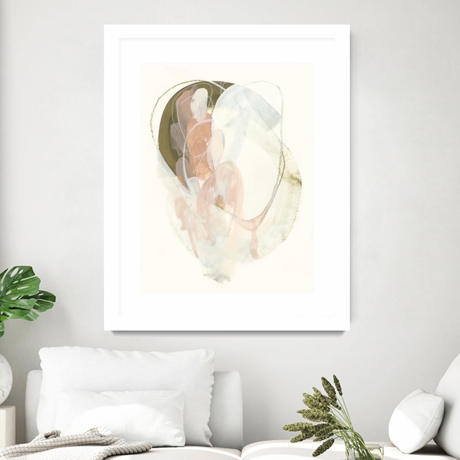 Hyacinth Gesture II by June Erica Vess on GIANT ART - pink abstract