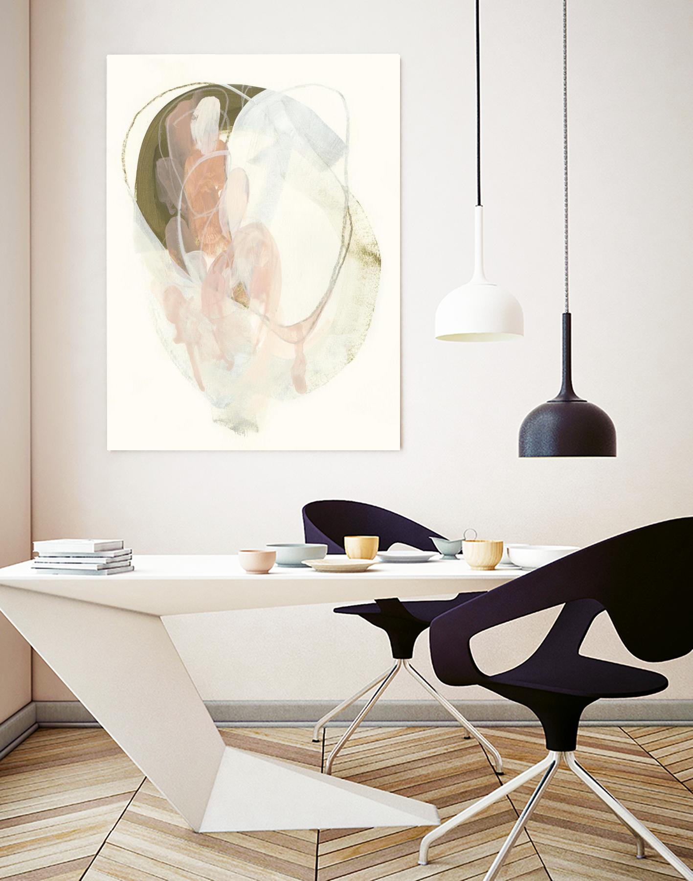 Hyacinth Gesture II by June Erica Vess on GIANT ART - pink abstract