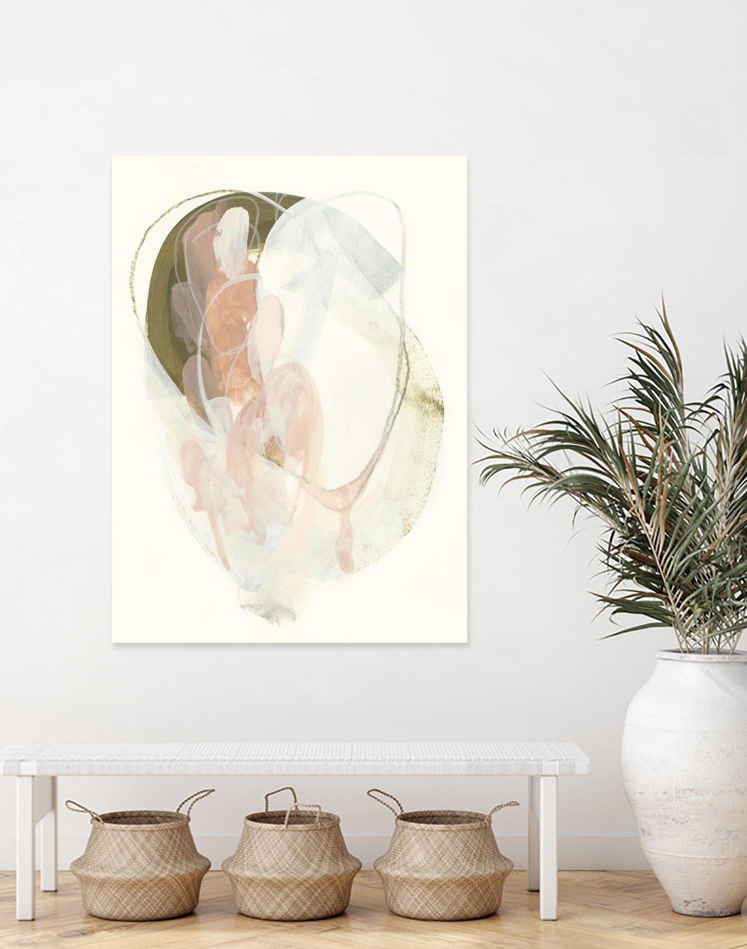 Hyacinth Gesture II by June Erica Vess on GIANT ART - pink abstract