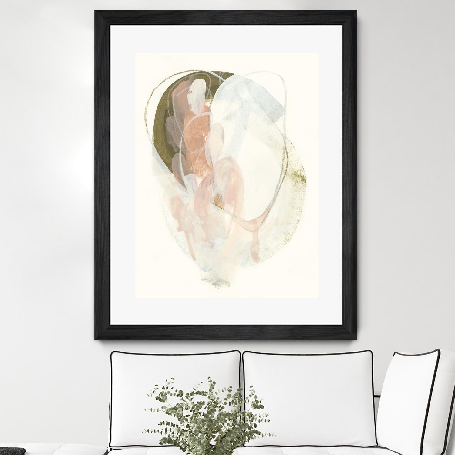 Hyacinth Gesture II by June Erica Vess on GIANT ART - pink abstract