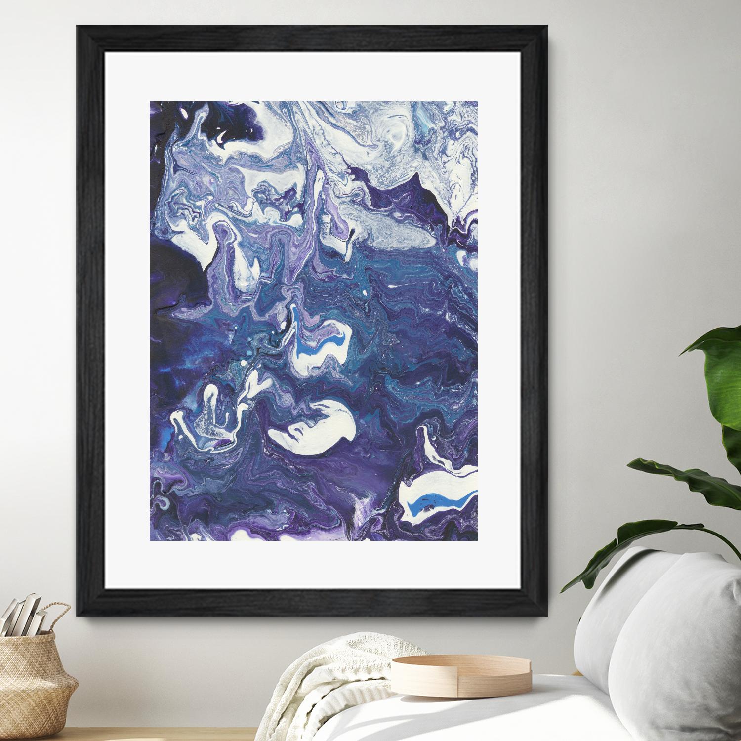 Meandering Mulberry I by Regina Moore on GIANT ART - pink abstract