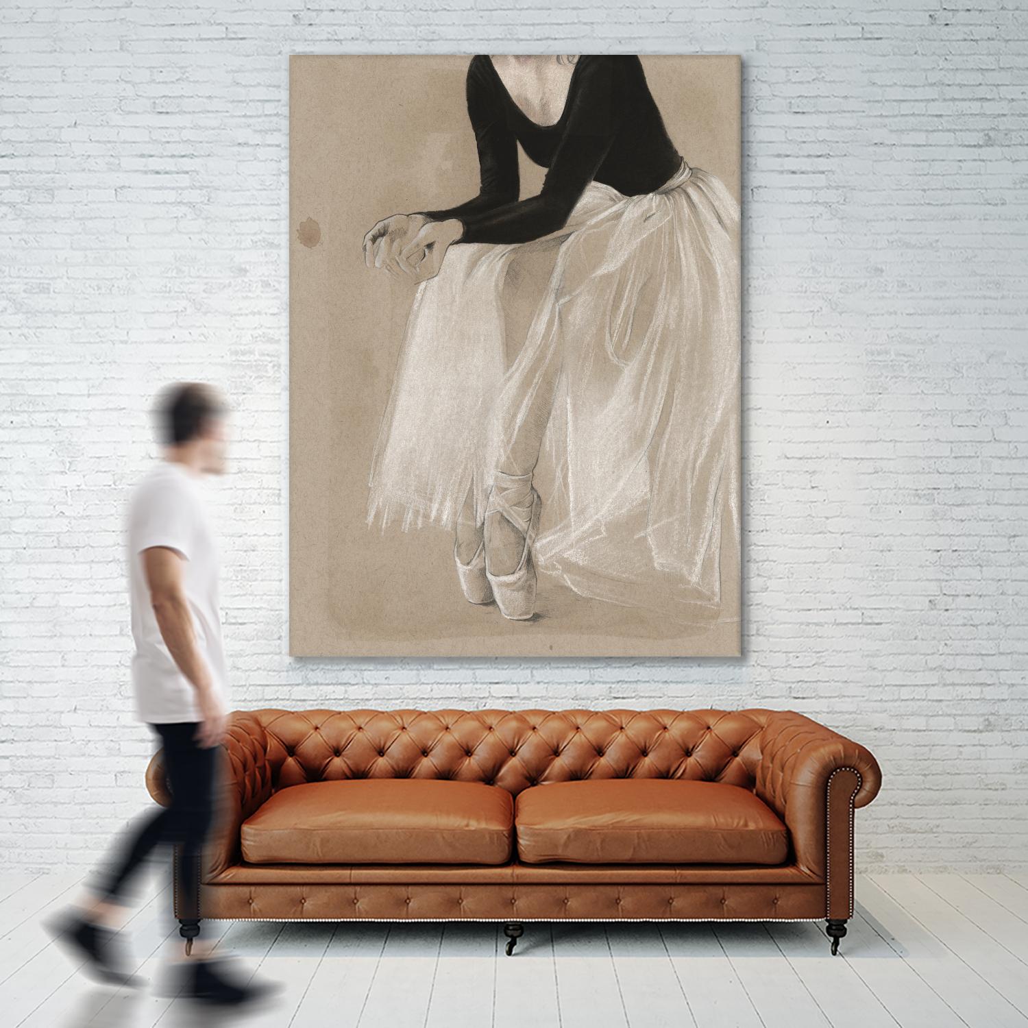 Ballet Study I by Jennifer Paxton Parker on GIANT ART - brown fashion