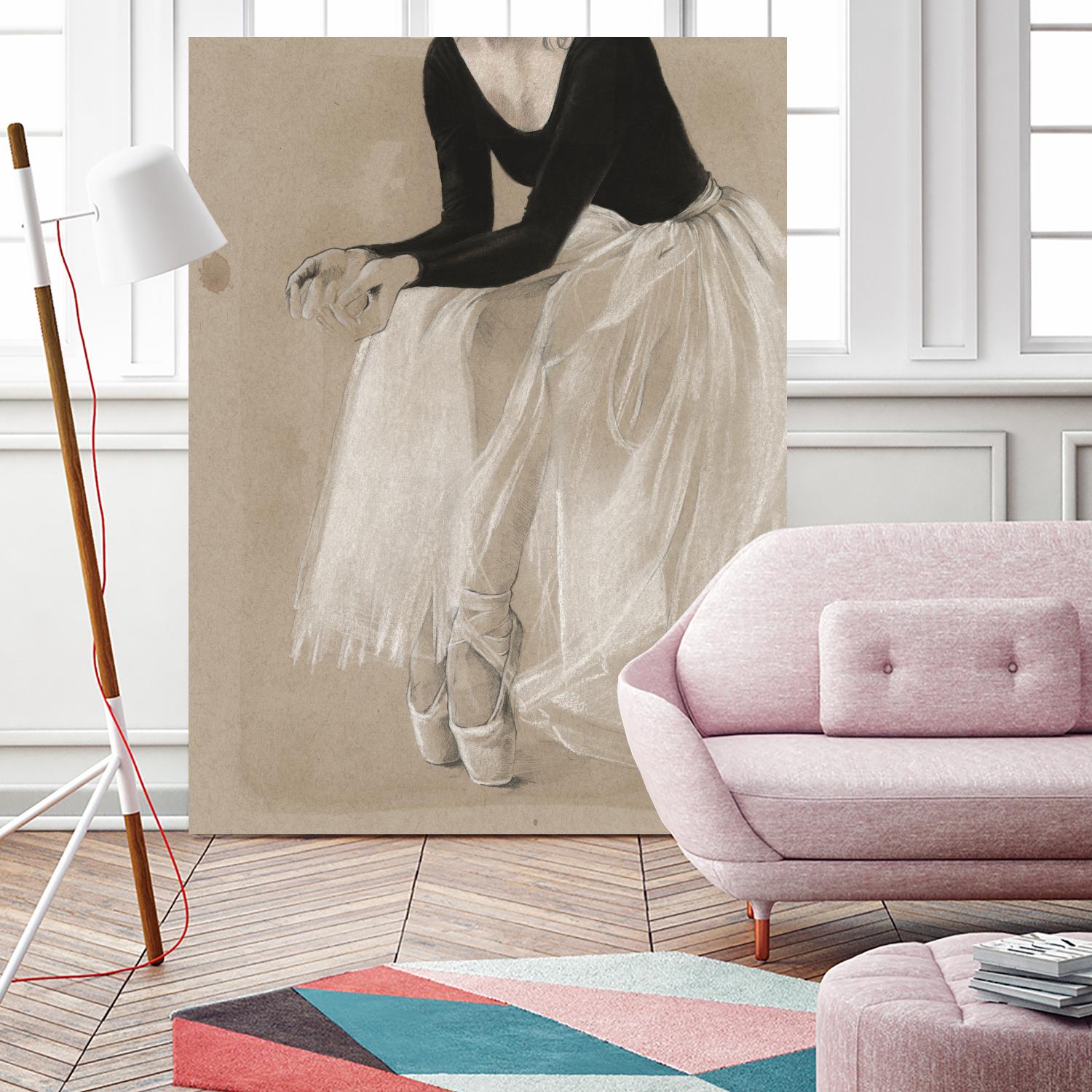 Ballet Study I by Jennifer Paxton Parker on GIANT ART - brown fashion