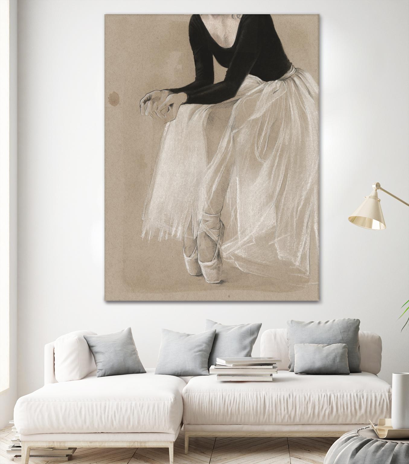 Ballet Study I by Jennifer Paxton Parker on GIANT ART - brown fashion