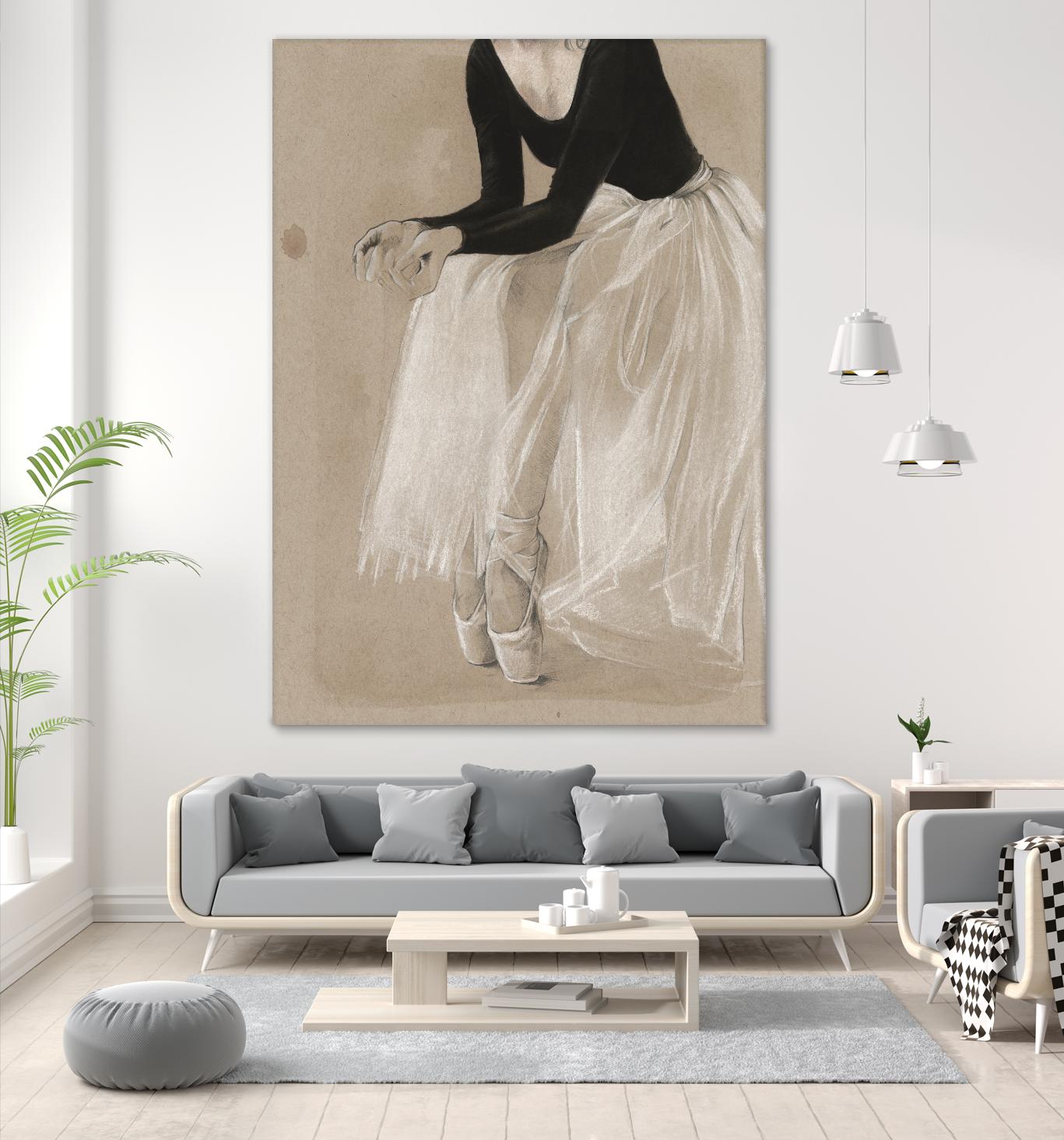 Ballet Study I by Jennifer Paxton Parker on GIANT ART - brown fashion