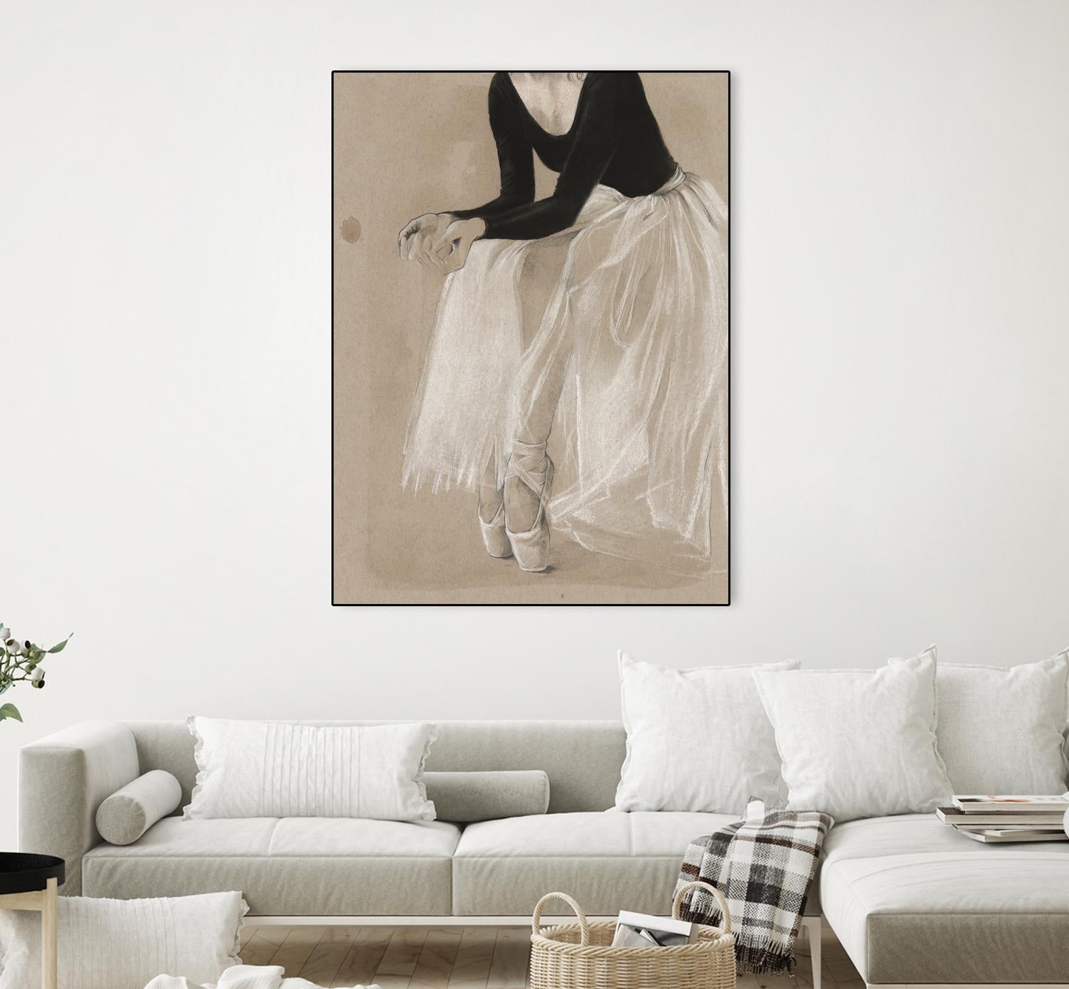 Ballet Study I by Jennifer Paxton Parker on GIANT ART - brown fashion