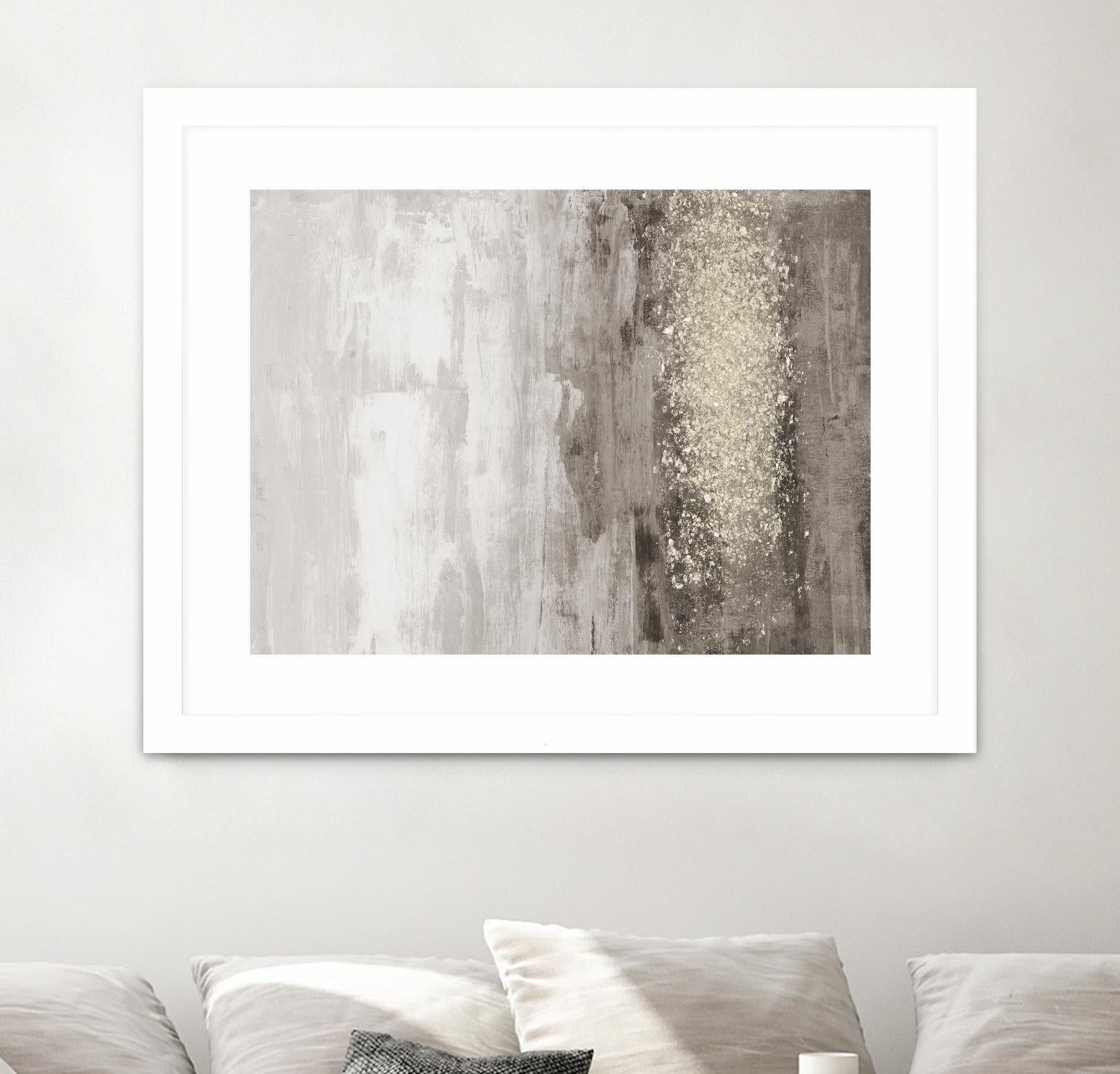 Glitter Rain I by Jennifer Goldberger on GIANT ART - abstract