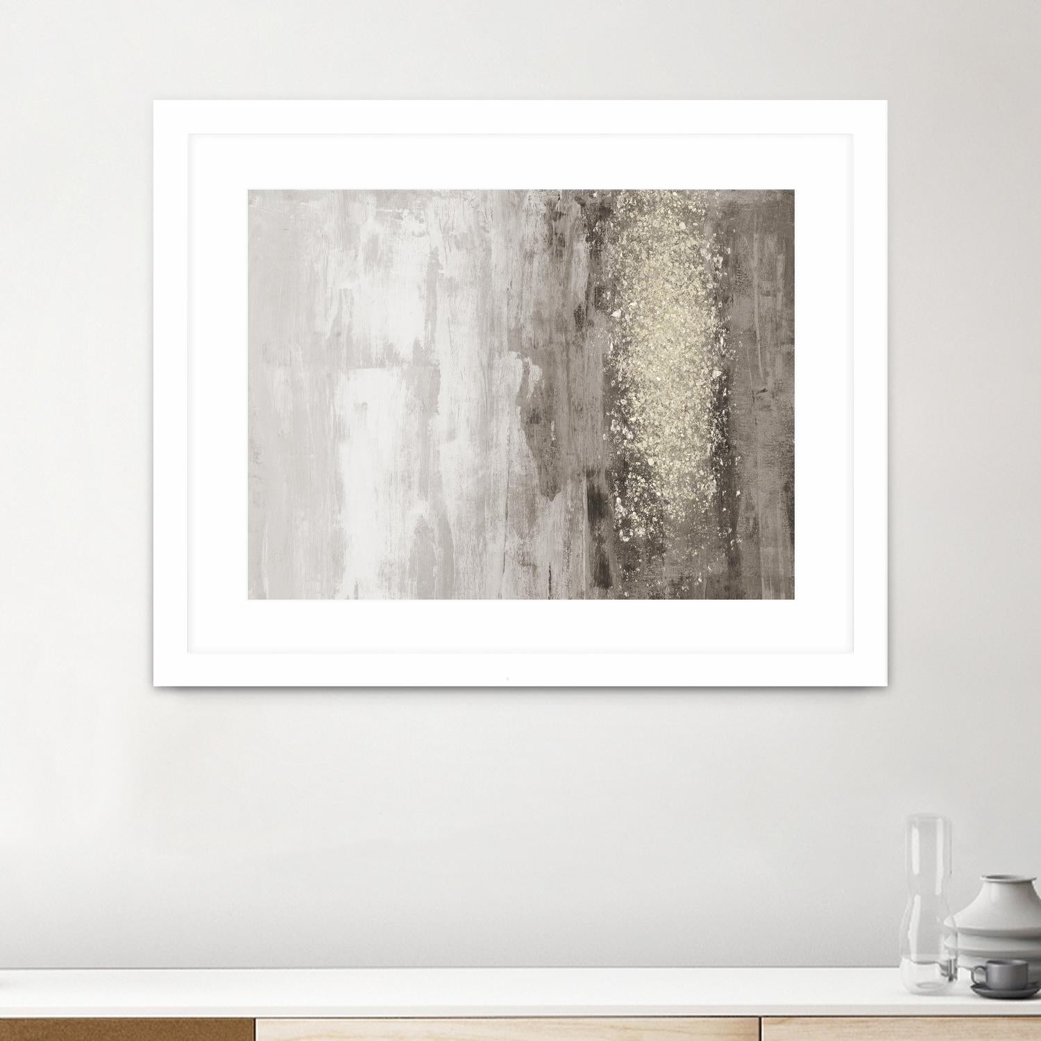 Glitter Rain I by Jennifer Goldberger on GIANT ART - abstract