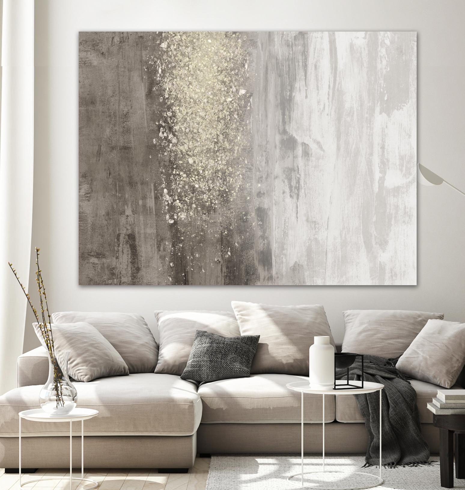 Glitter Rain II by Jennifer Goldberger on GIANT ART - abstract
