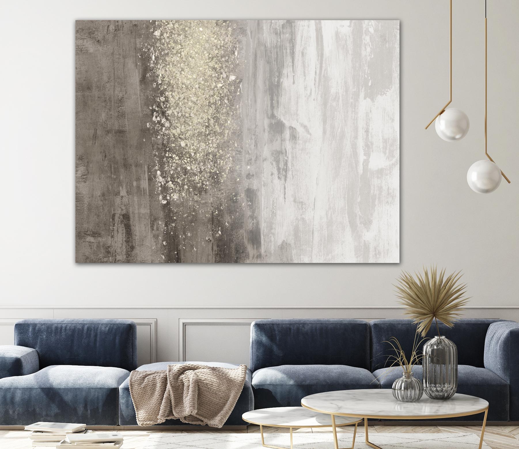 Glitter Rain II by Jennifer Goldberger on GIANT ART - abstract