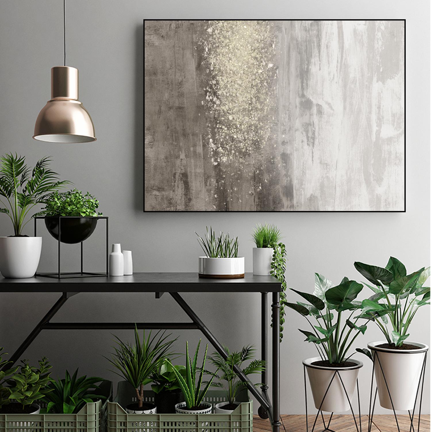 Glitter Rain II by Jennifer Goldberger on GIANT ART - abstract