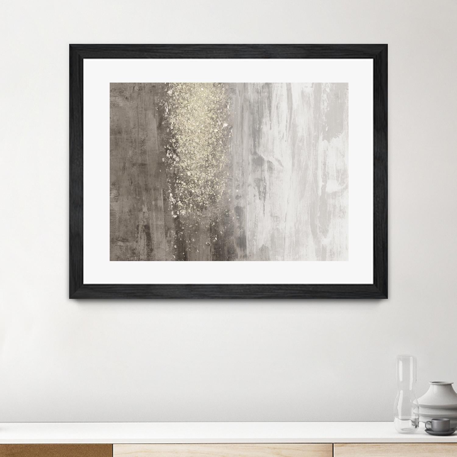 Glitter Rain II by Jennifer Goldberger on GIANT ART - abstract