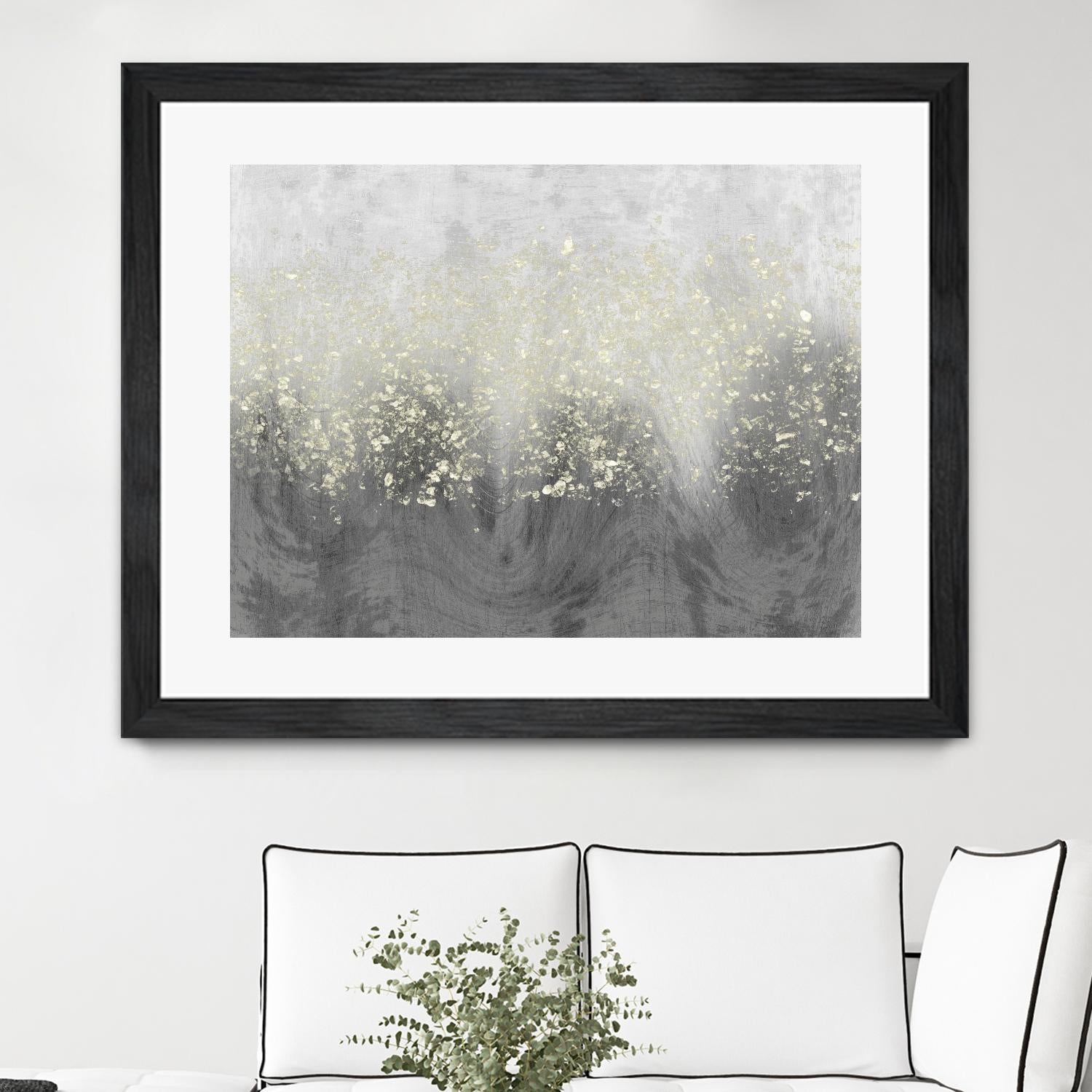 Glitter Swirl I by Jennifer Goldberger on GIANT ART - brown abstract