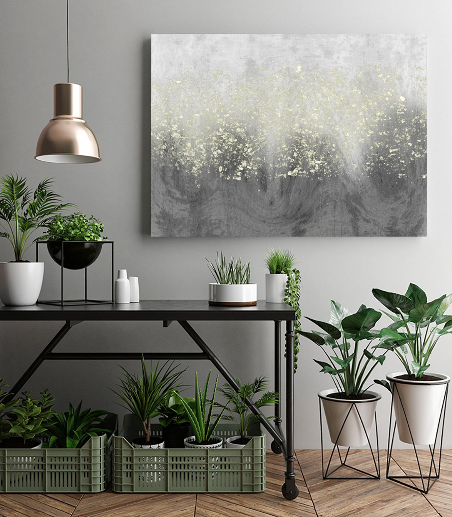 Glitter Swirl I by Jennifer Goldberger on GIANT ART - brown abstract