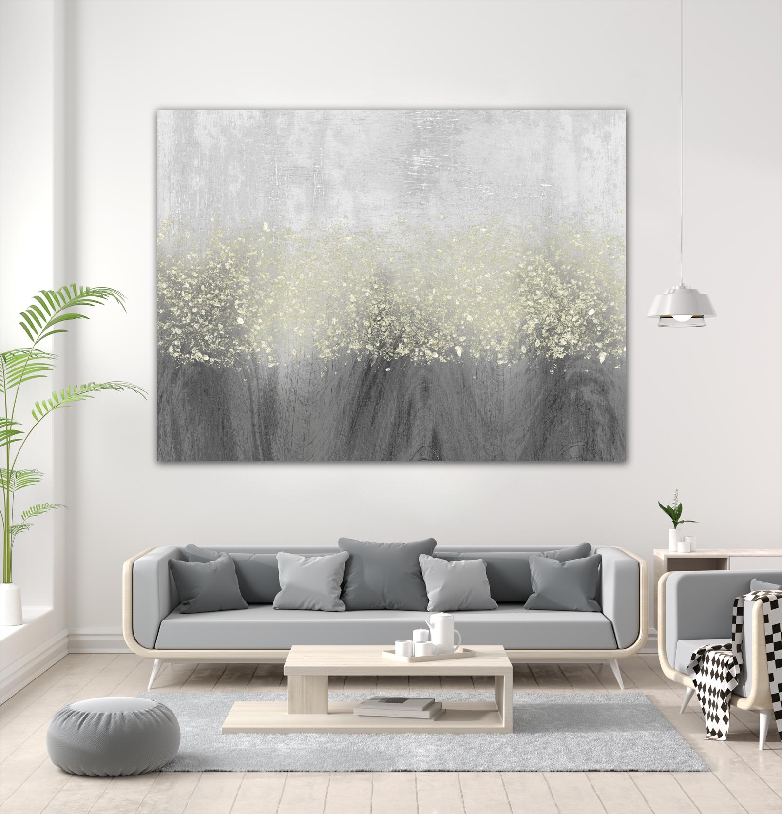 Glitter Swirl II by Jennifer Goldberger on GIANT ART - brown abstract