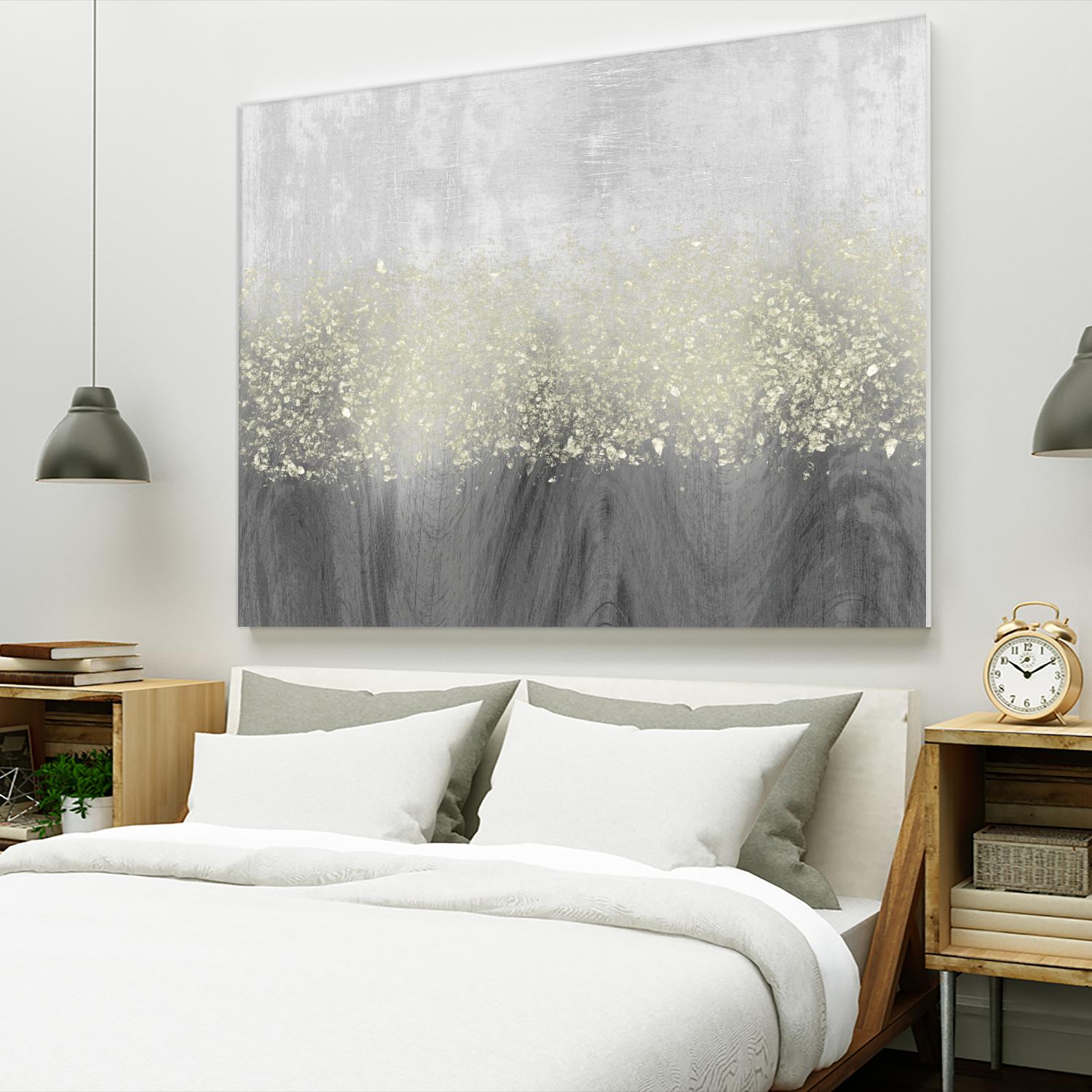 Glitter Swirl II by Jennifer Goldberger on GIANT ART - brown abstract