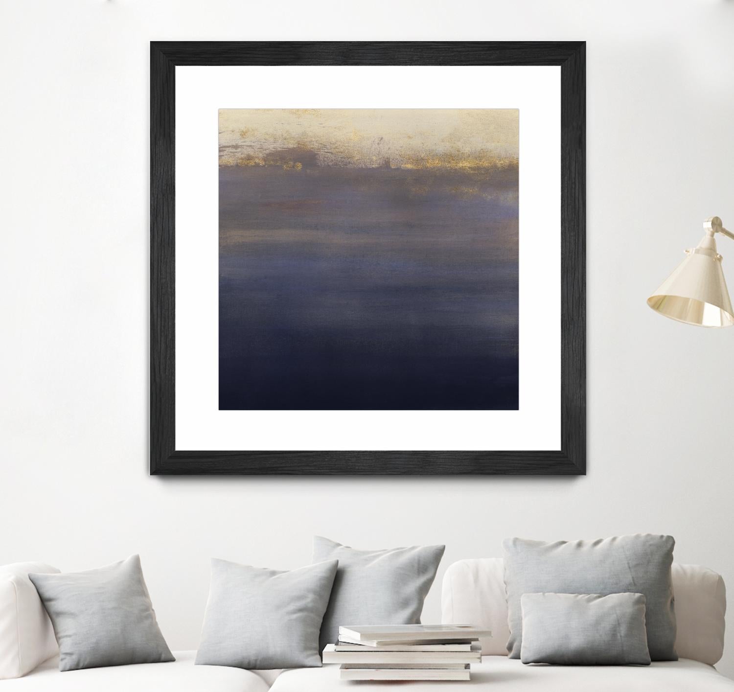 Indigo Sundown I by Victoria Borges on GIANT ART - pink abstract