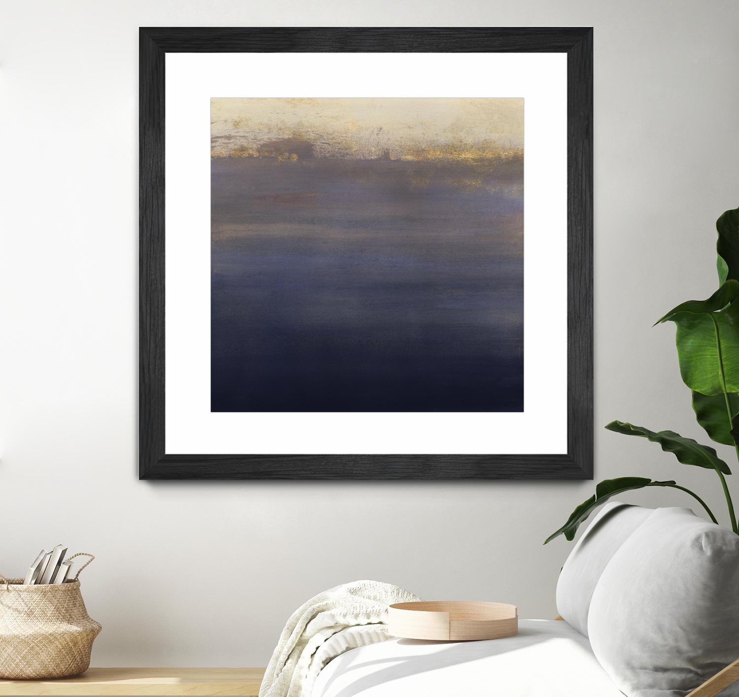 Indigo Sundown I by Victoria Borges on GIANT ART - pink abstract