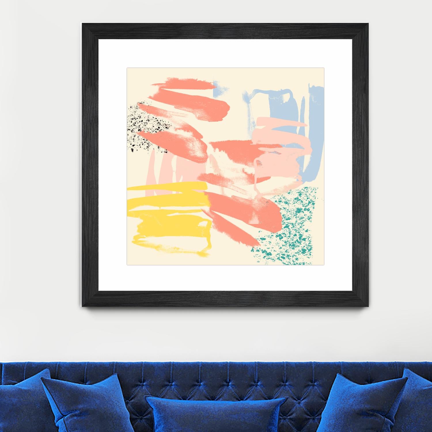 Retro Op II by Jennifer Goldberger on GIANT ART - pink abstract