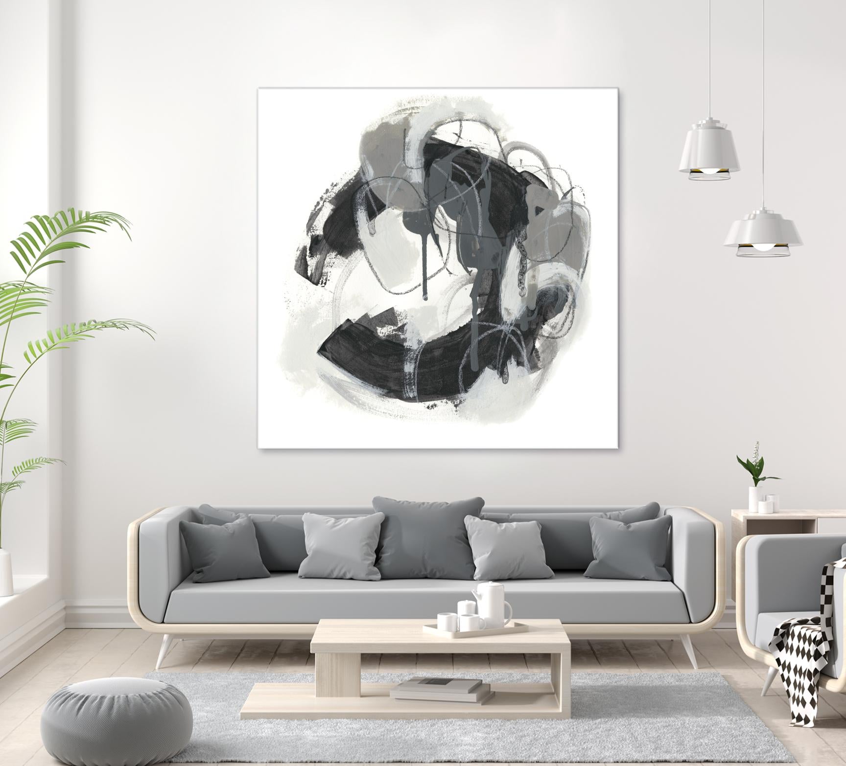 Obsidian Arc I by June Erica Vess on GIANT ART - abstract