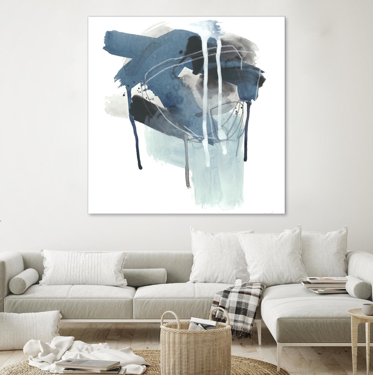 Incidental Indigo III by June Erica Vess on GIANT ART - blue abstract