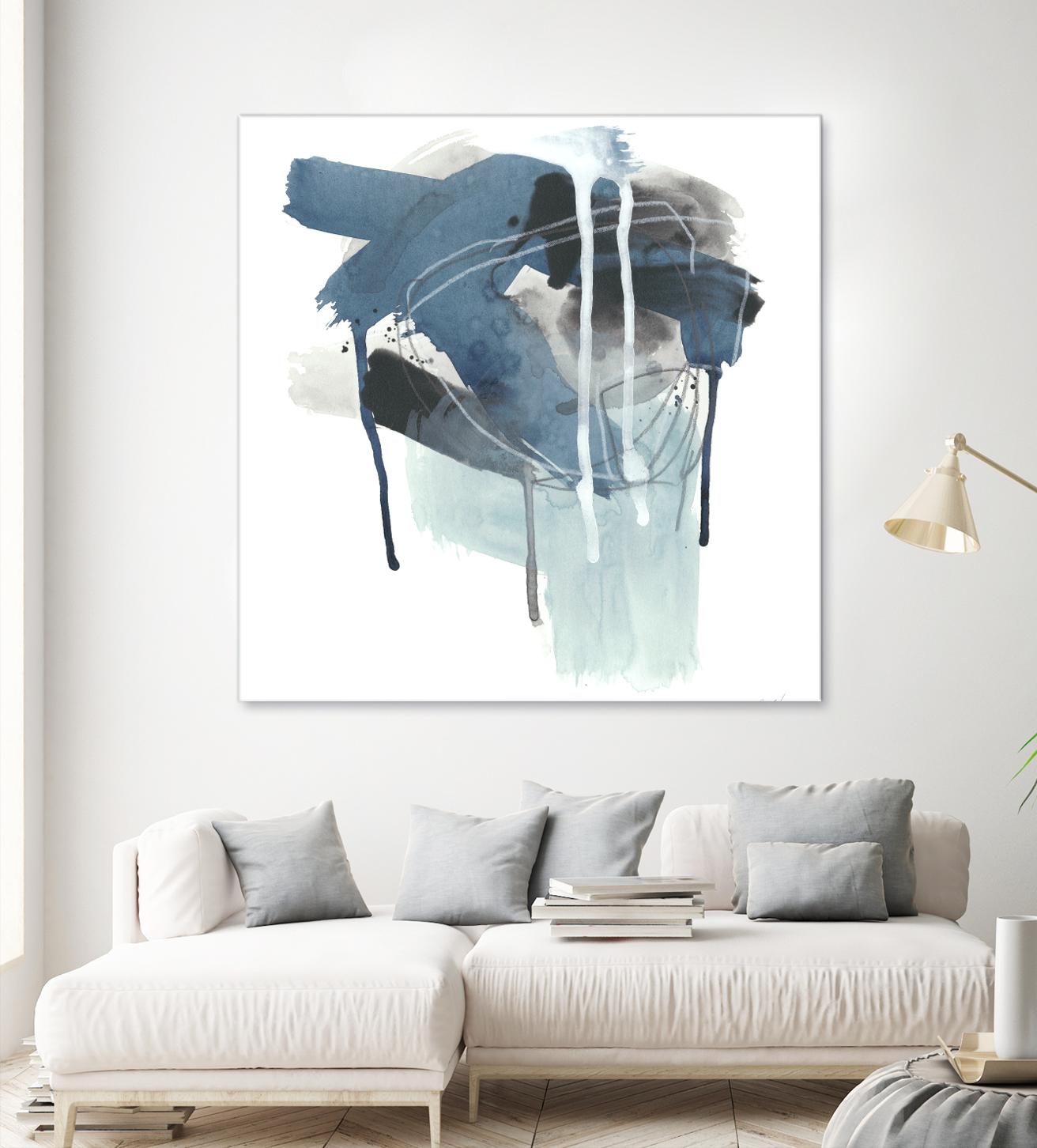 Incidental Indigo III by June Erica Vess on GIANT ART - blue abstract