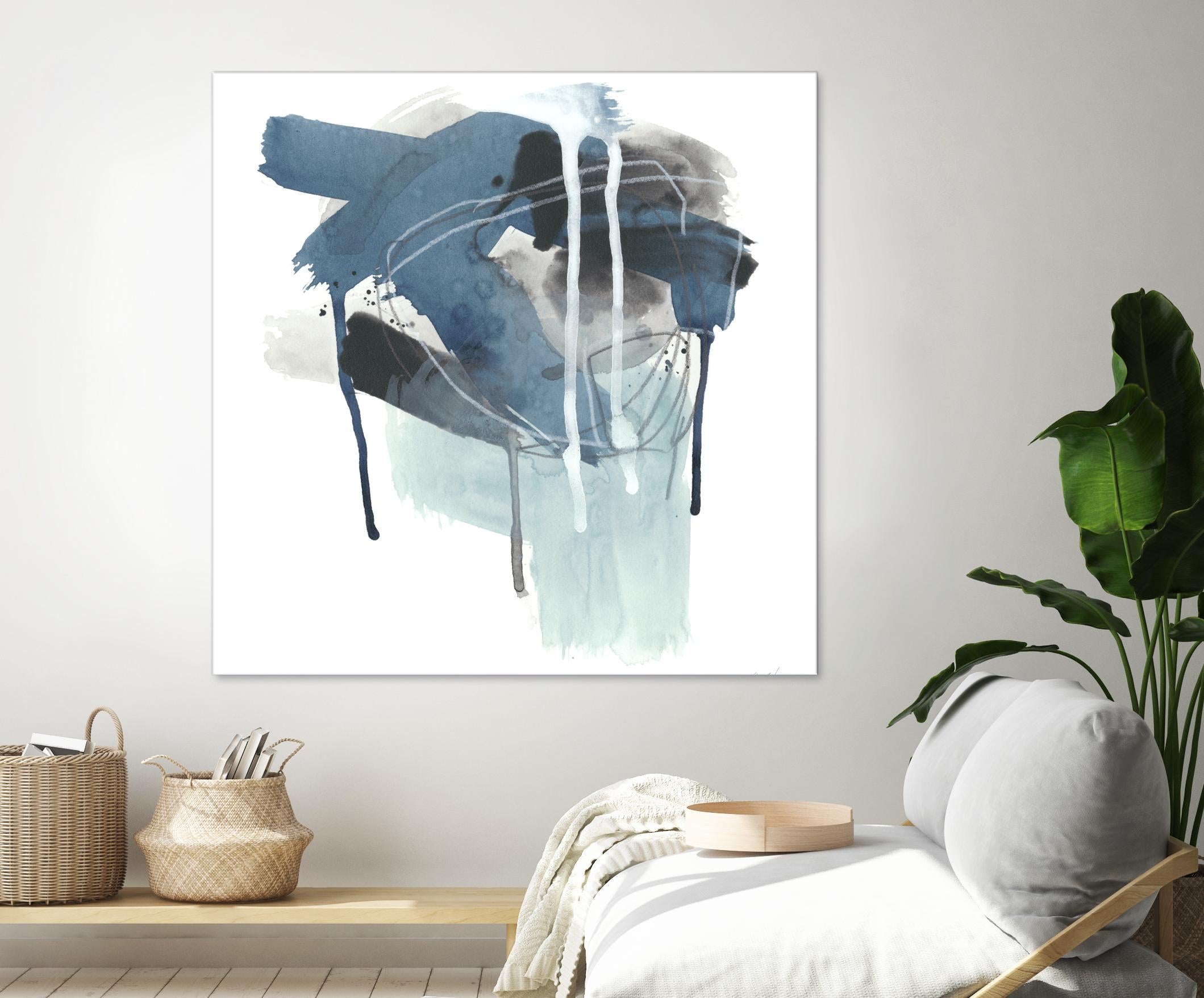 Incidental Indigo III by June Erica Vess on GIANT ART - blue abstract