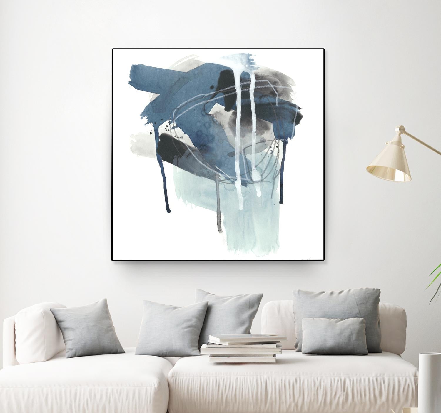 Incidental Indigo III by June Erica Vess on GIANT ART - blue abstract